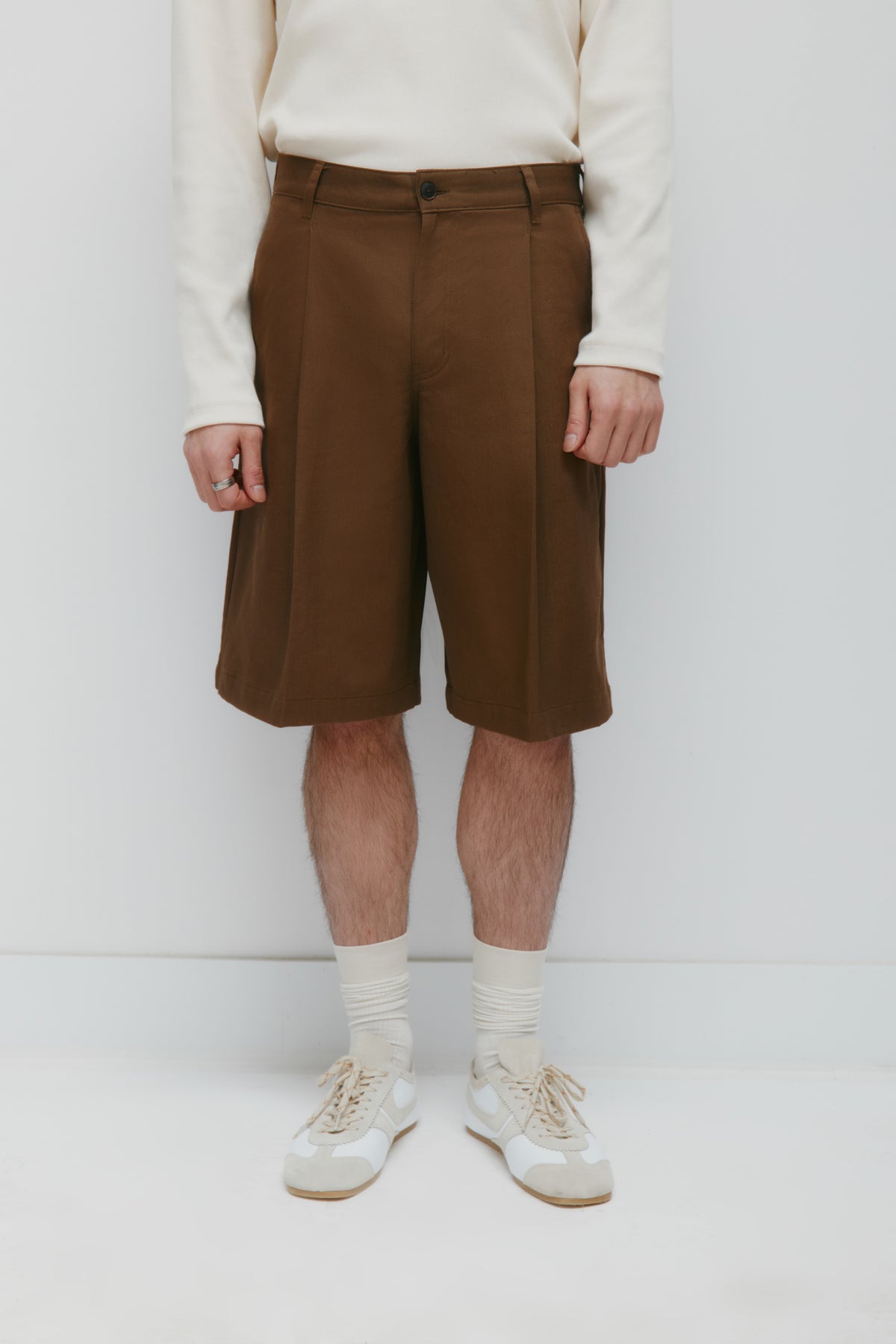 Short Nilus pour homme en walnut
