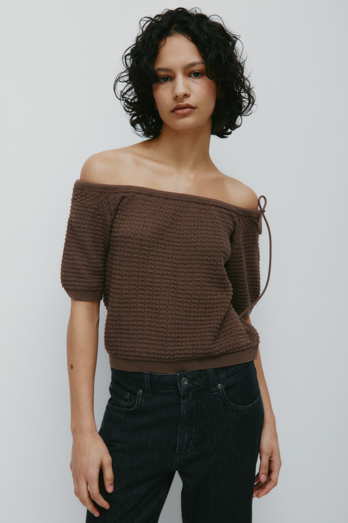 Model is 5’6” and is wearing a size XS.