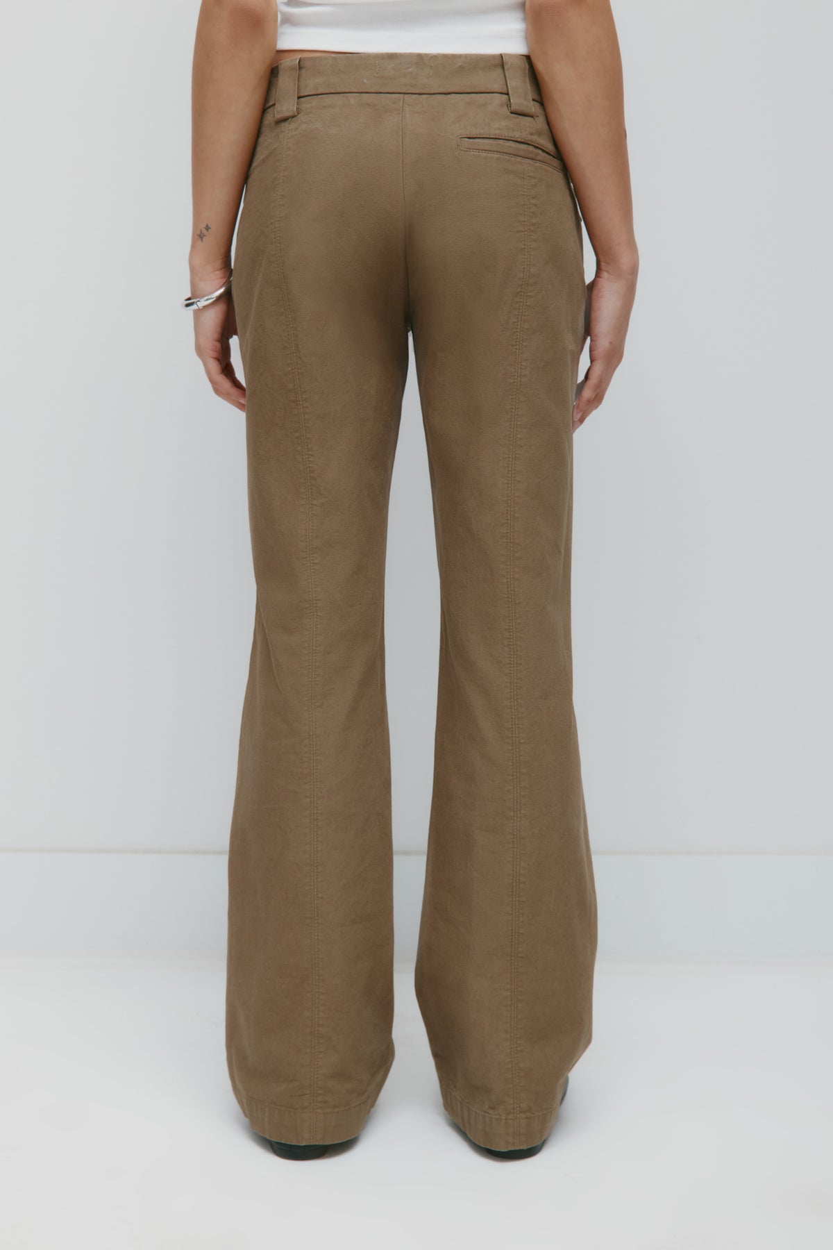 Women's Heka Pocket Trouser in Khaki Brown