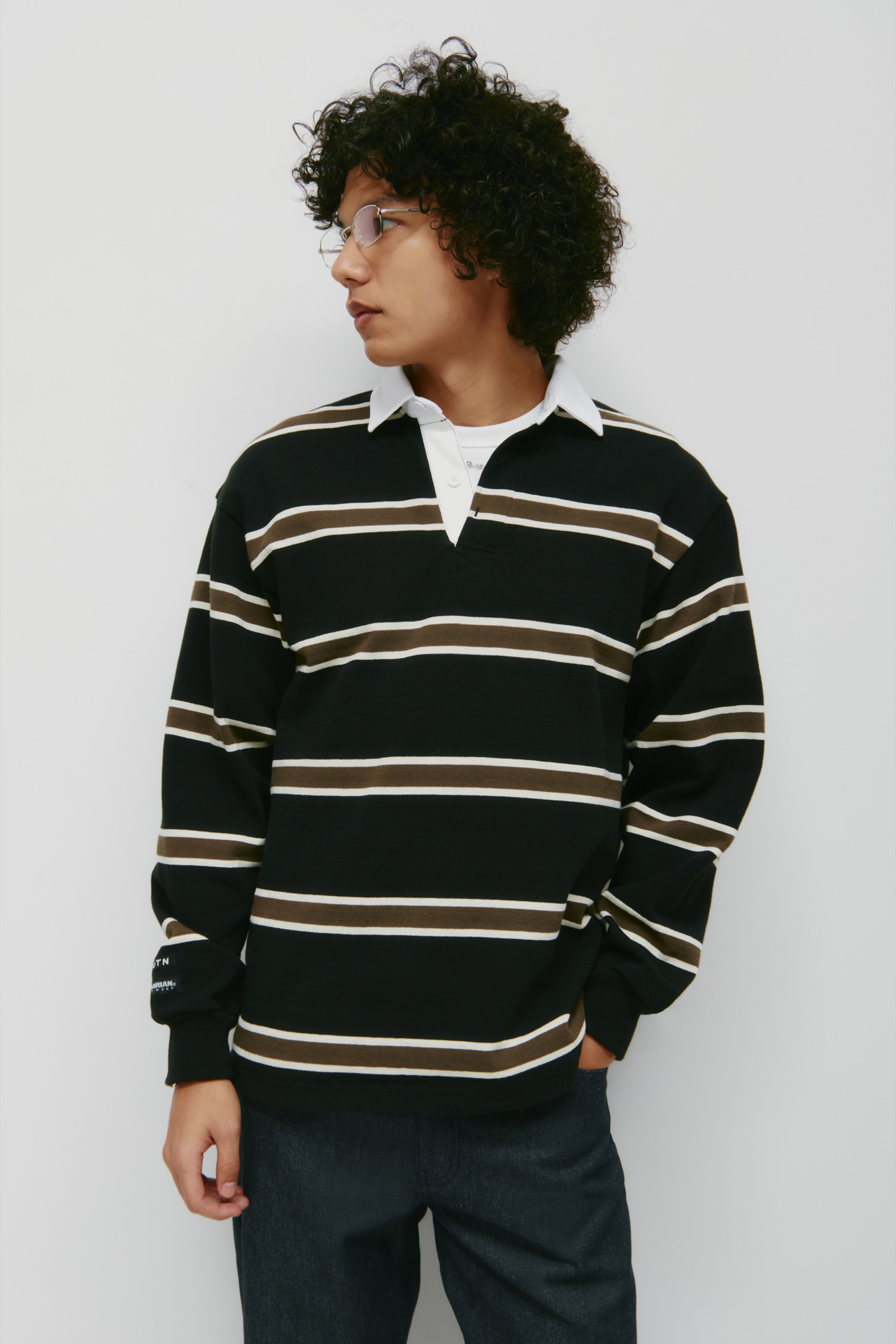 Barbarian Rugby in Black/Moss/Ivory