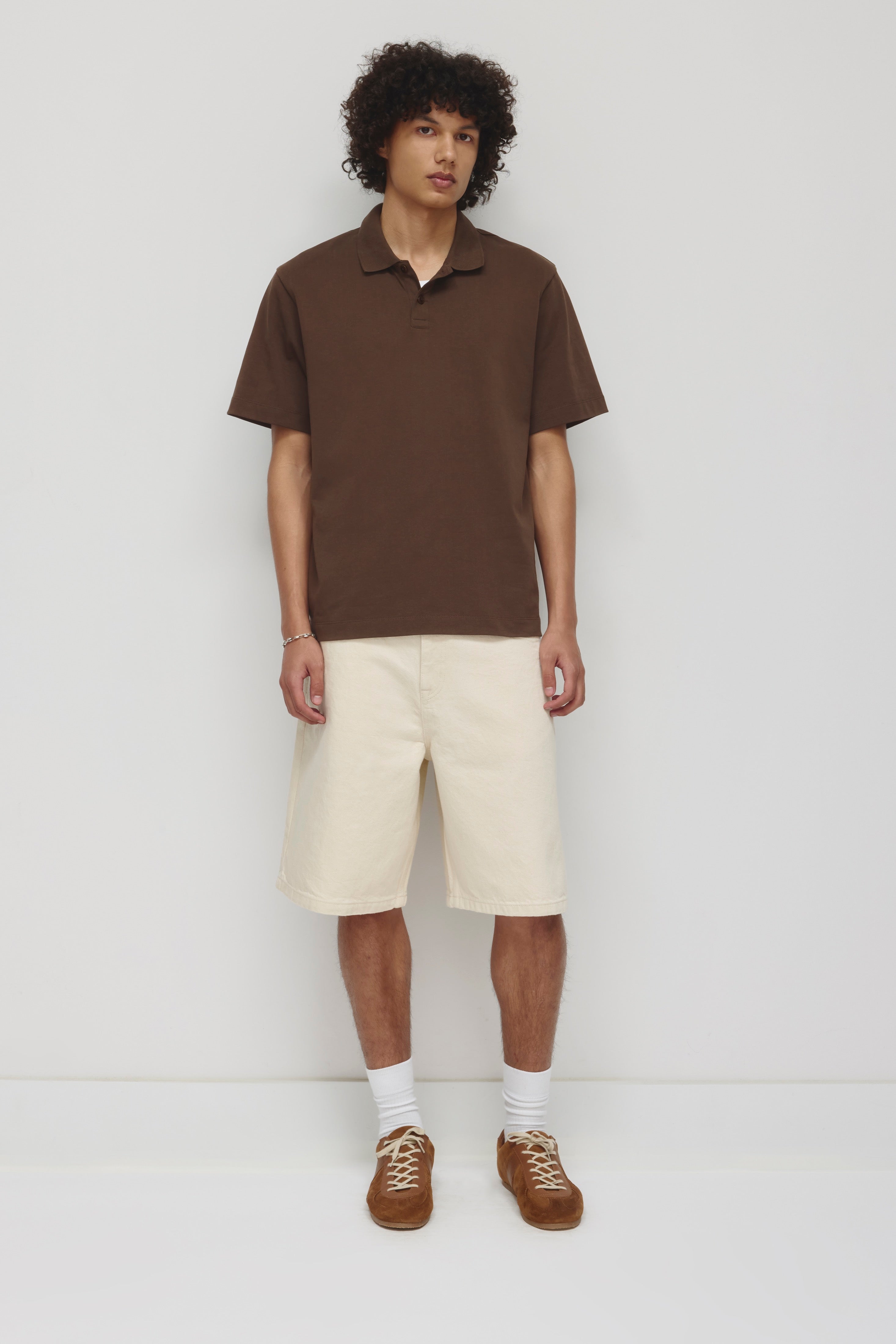 Short en denim Antifit en naturel