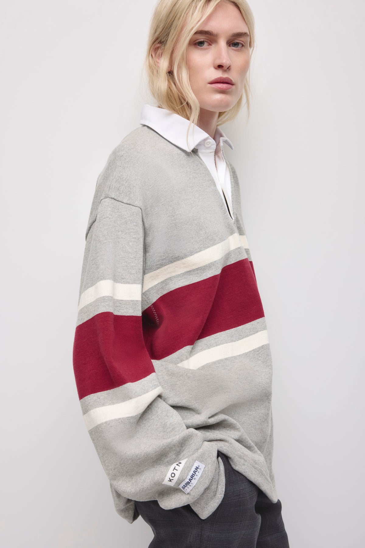 Barbarian Rugby in Ash/Maroon/Ivory