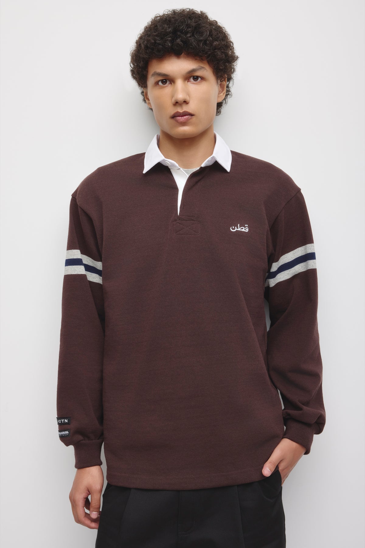 Barbarian Rugby in Brown/Ash/Navy