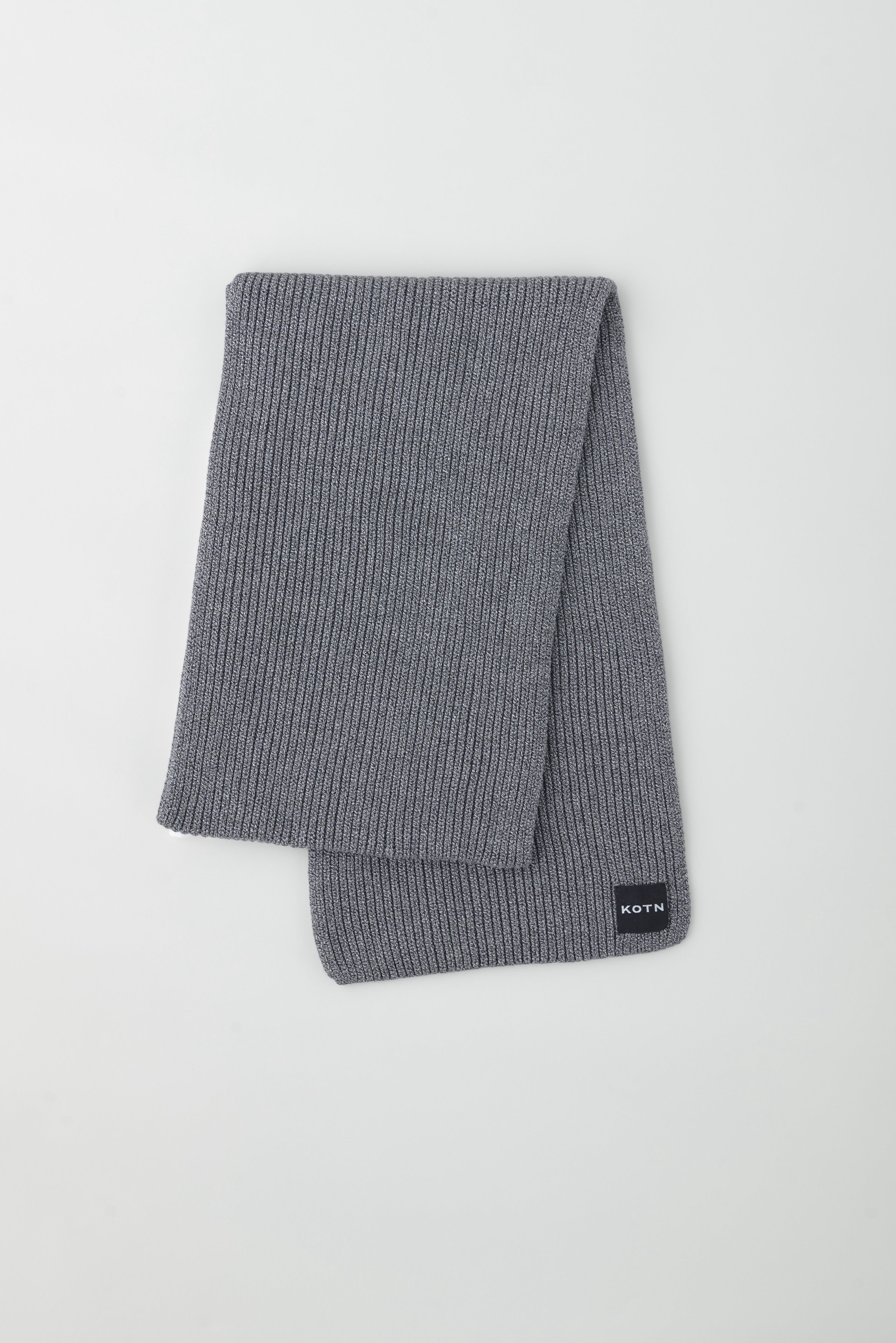 Dafa Scarf in Black Melange