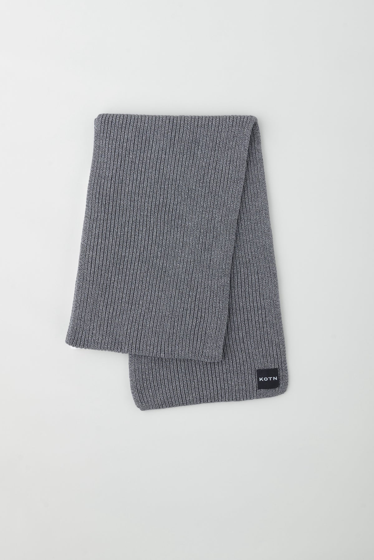 Dafa Scarf in Black Melange