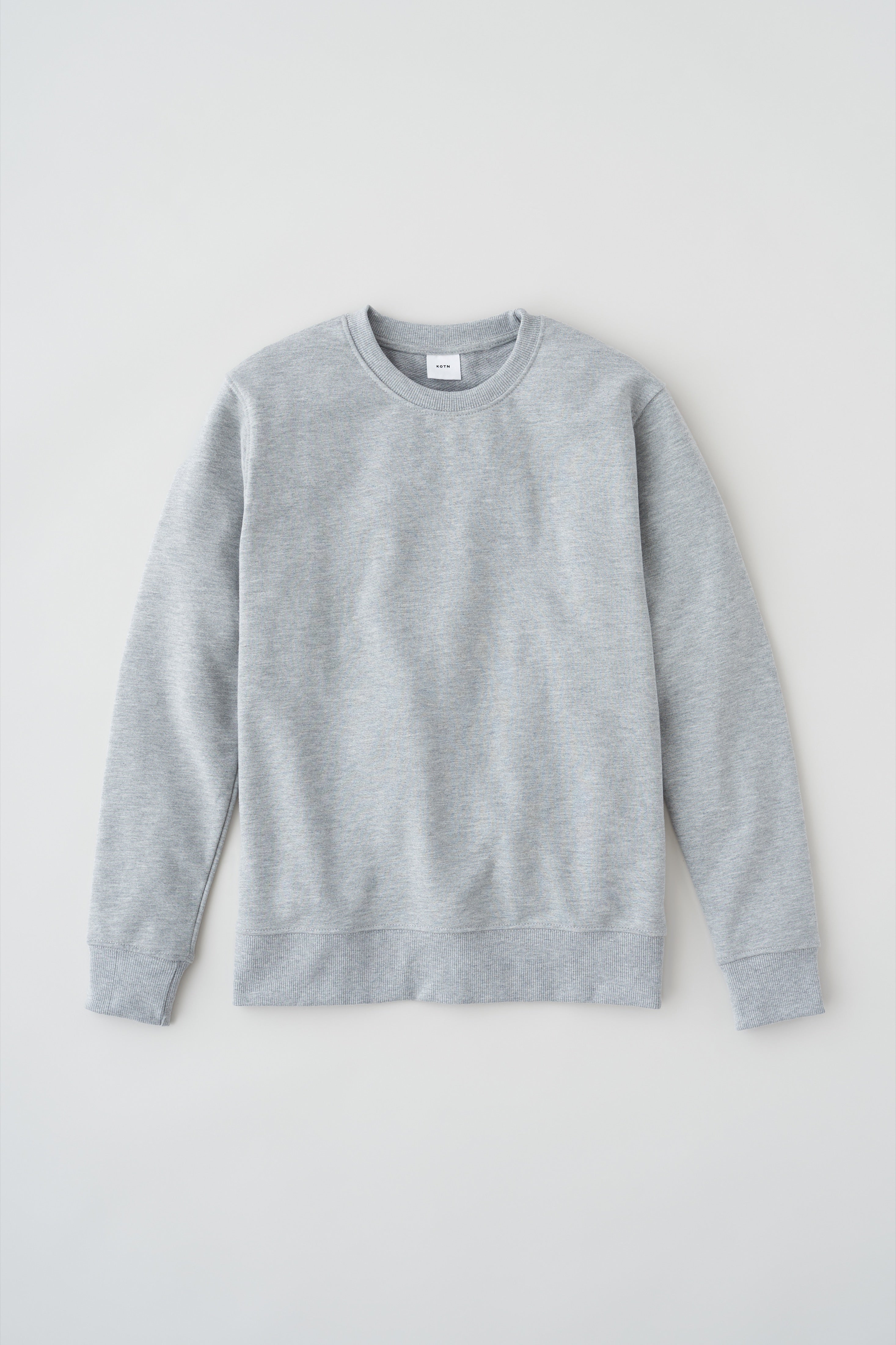 Coton ouaté unisexe en molleton bouclé en gris chiné - DO NOT PUBLISH ONLINE CHECK WITH YOYA