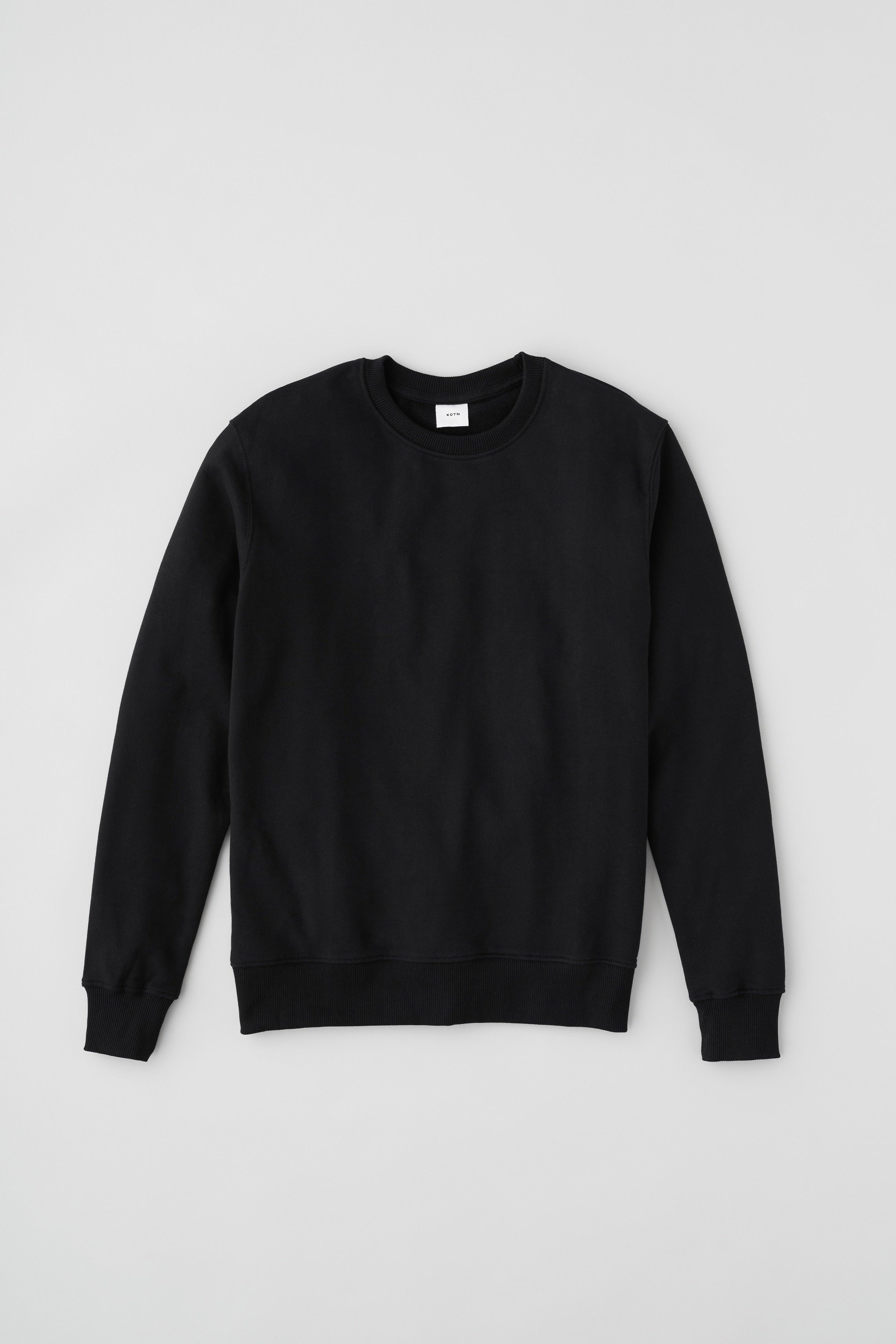 Coton ouaté unisexe en molleton bouclé en noir - DO NOT PUBLISH ONLINE CHECK WITH YOYA