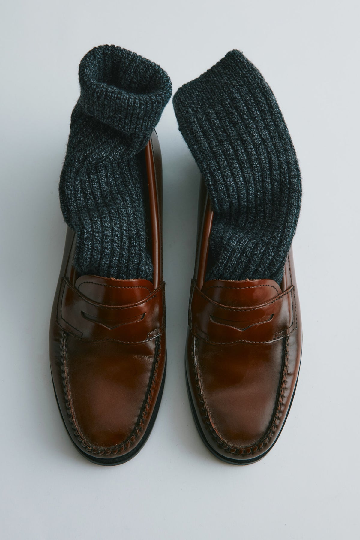 Chaussettes chandail Highlands en noir/Charcoal