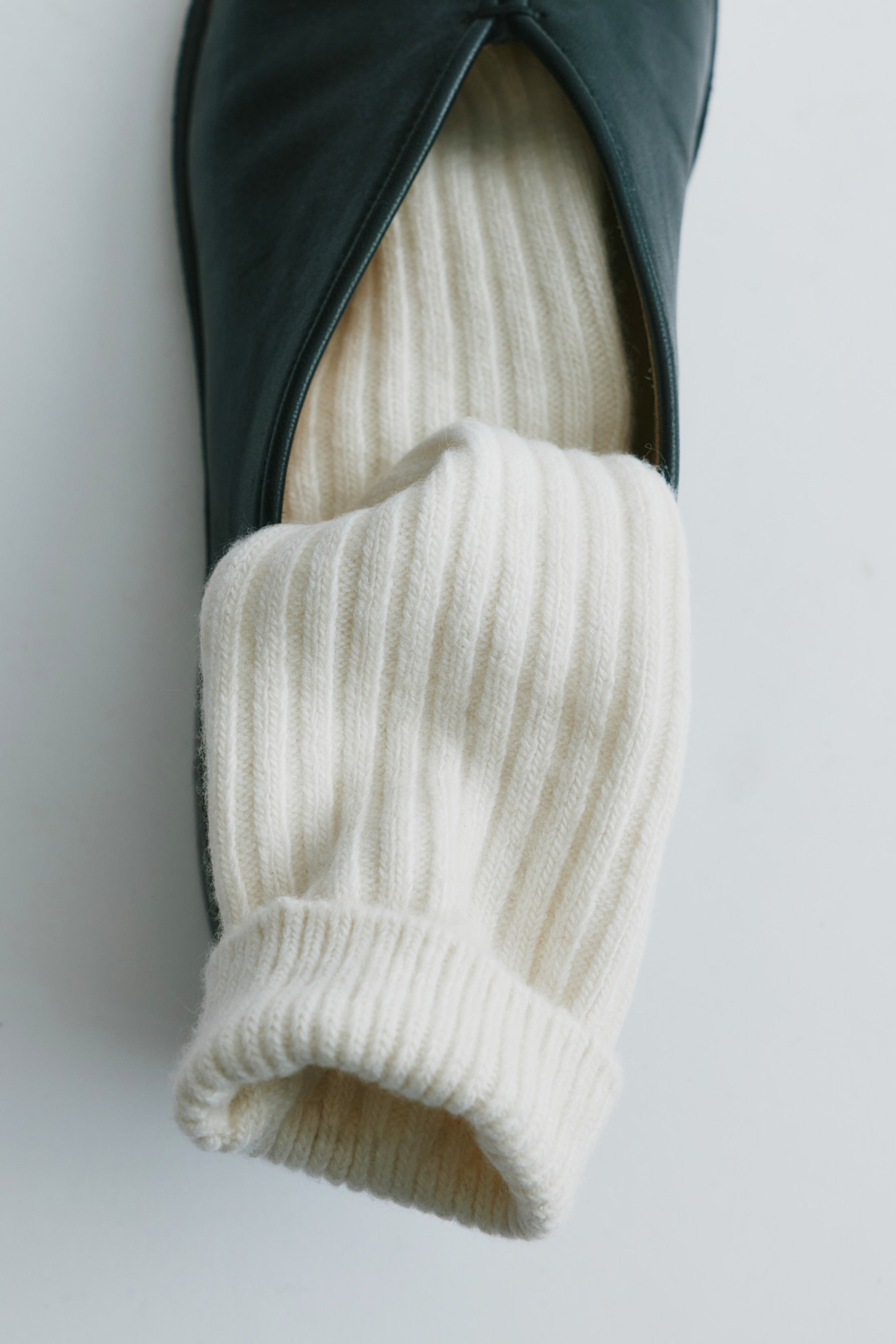 Highlands Sweater Socks in Marshmallow