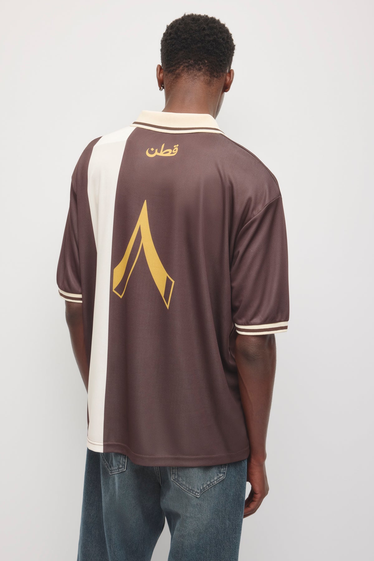 Kotn Short Sleeve Soccer Jersey in Espresso/Birch