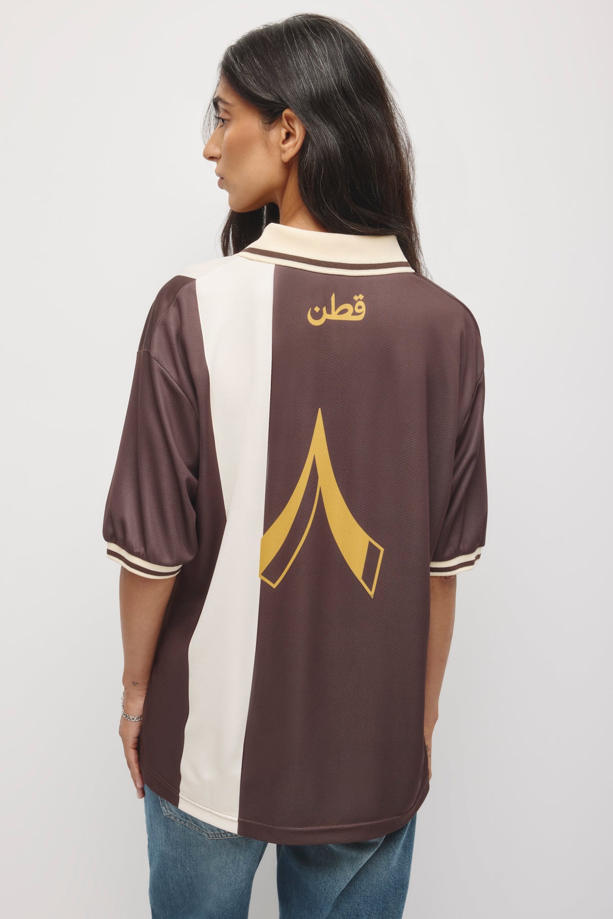 Kotn Short Sleeve Soccer Jersey in Espresso/Birch