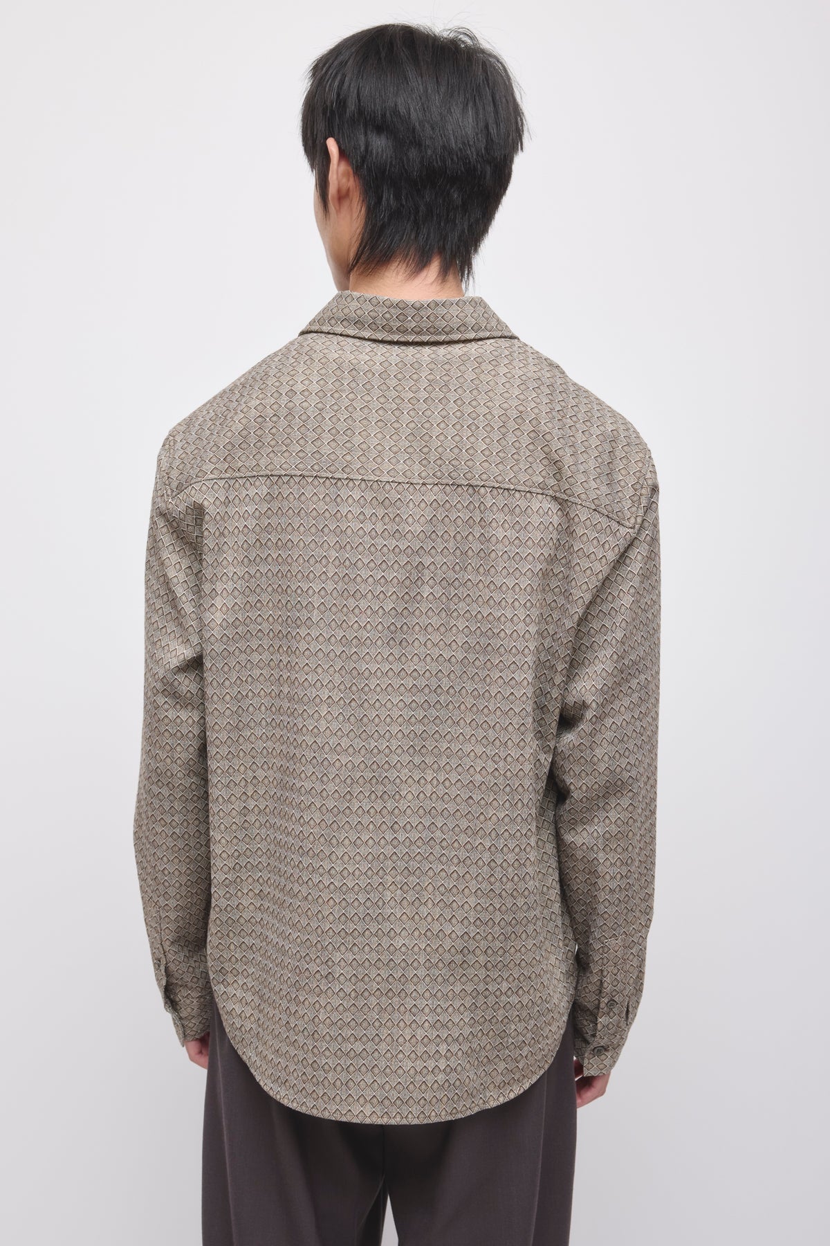 Men's Afa Shirt in Truffle Print
