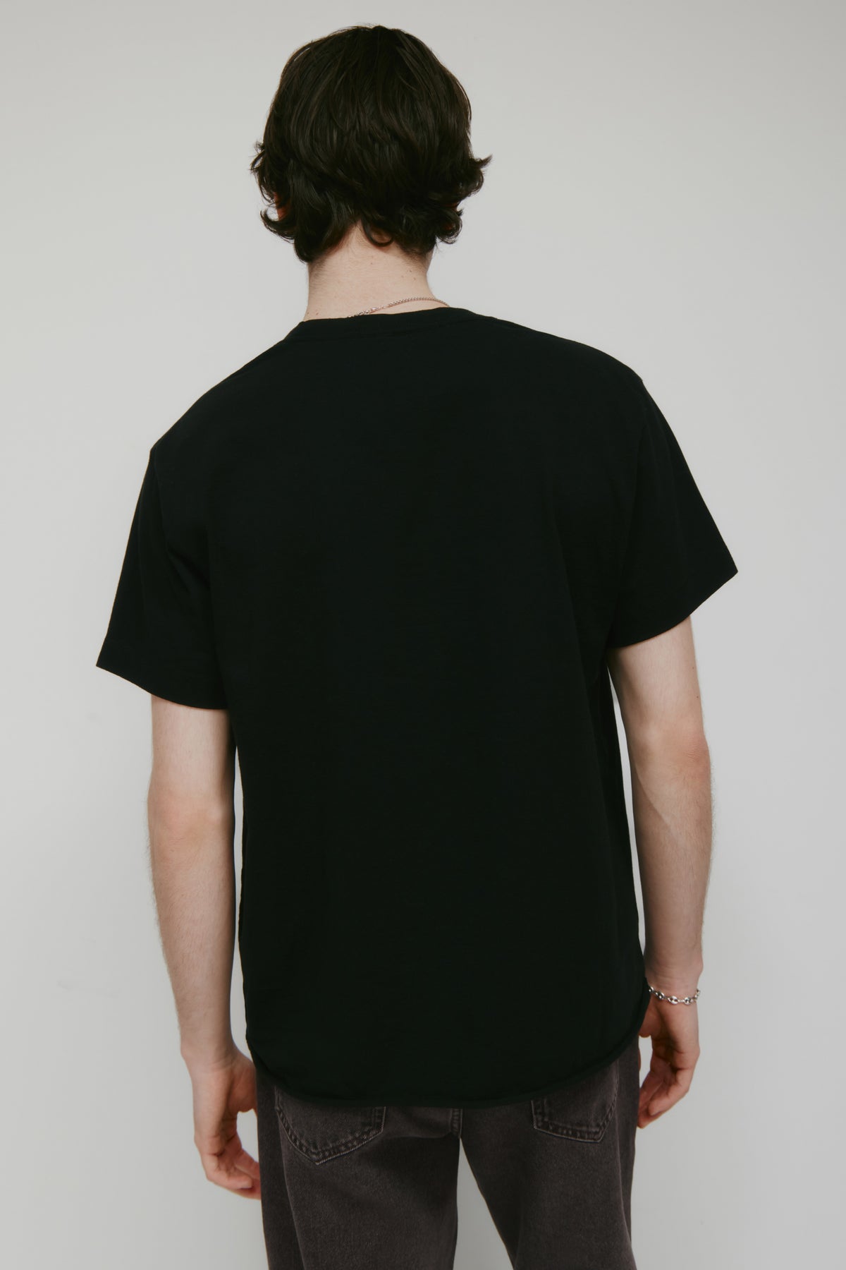 Men's Band Tee in Black