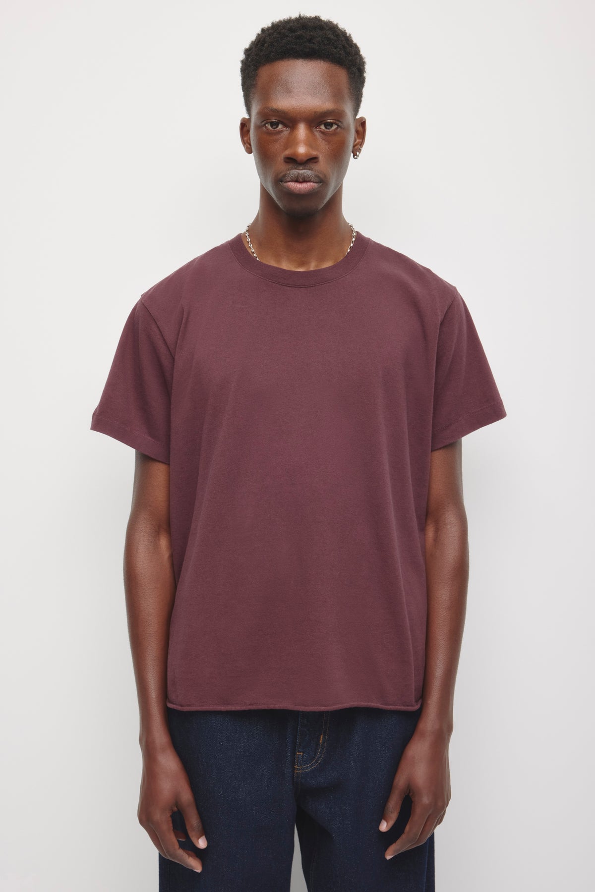 Model is 6'2 and is wearing size M.