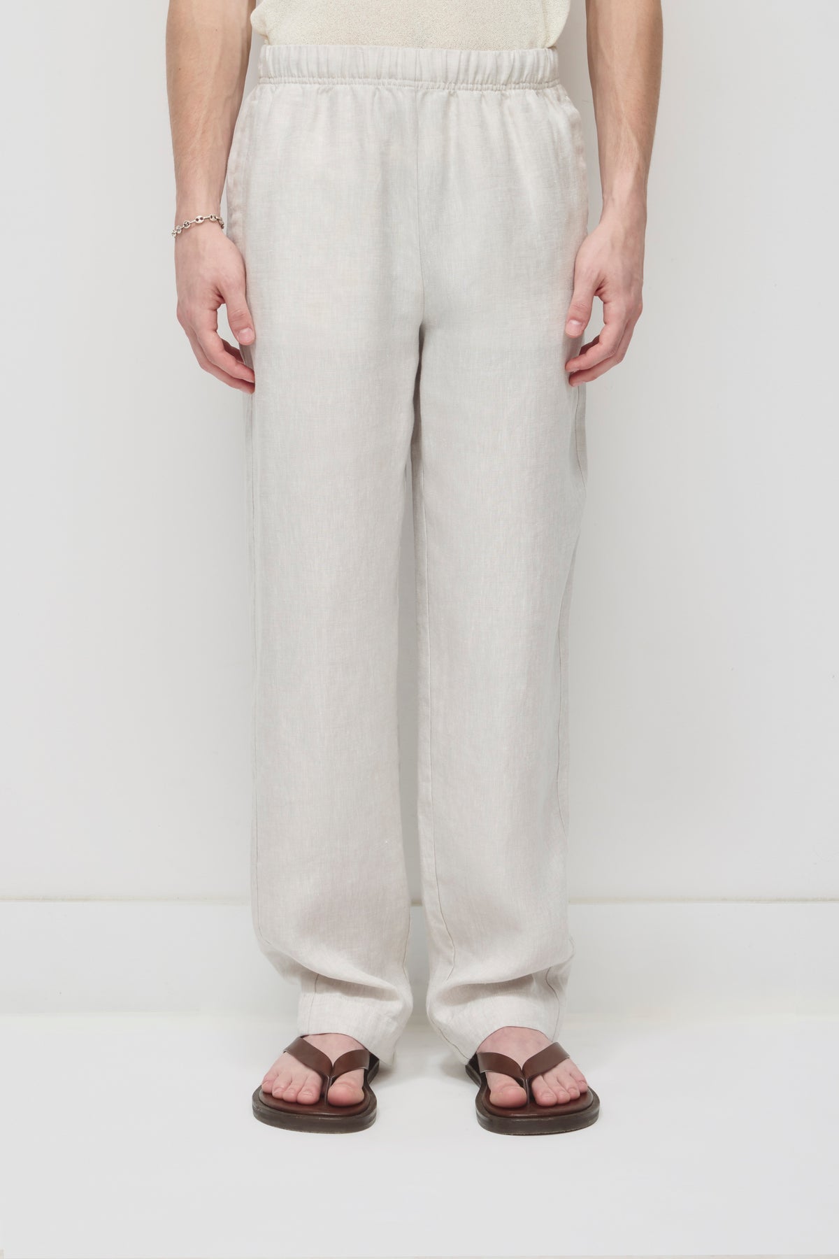 Men's Cairo Linen Pant in Natural