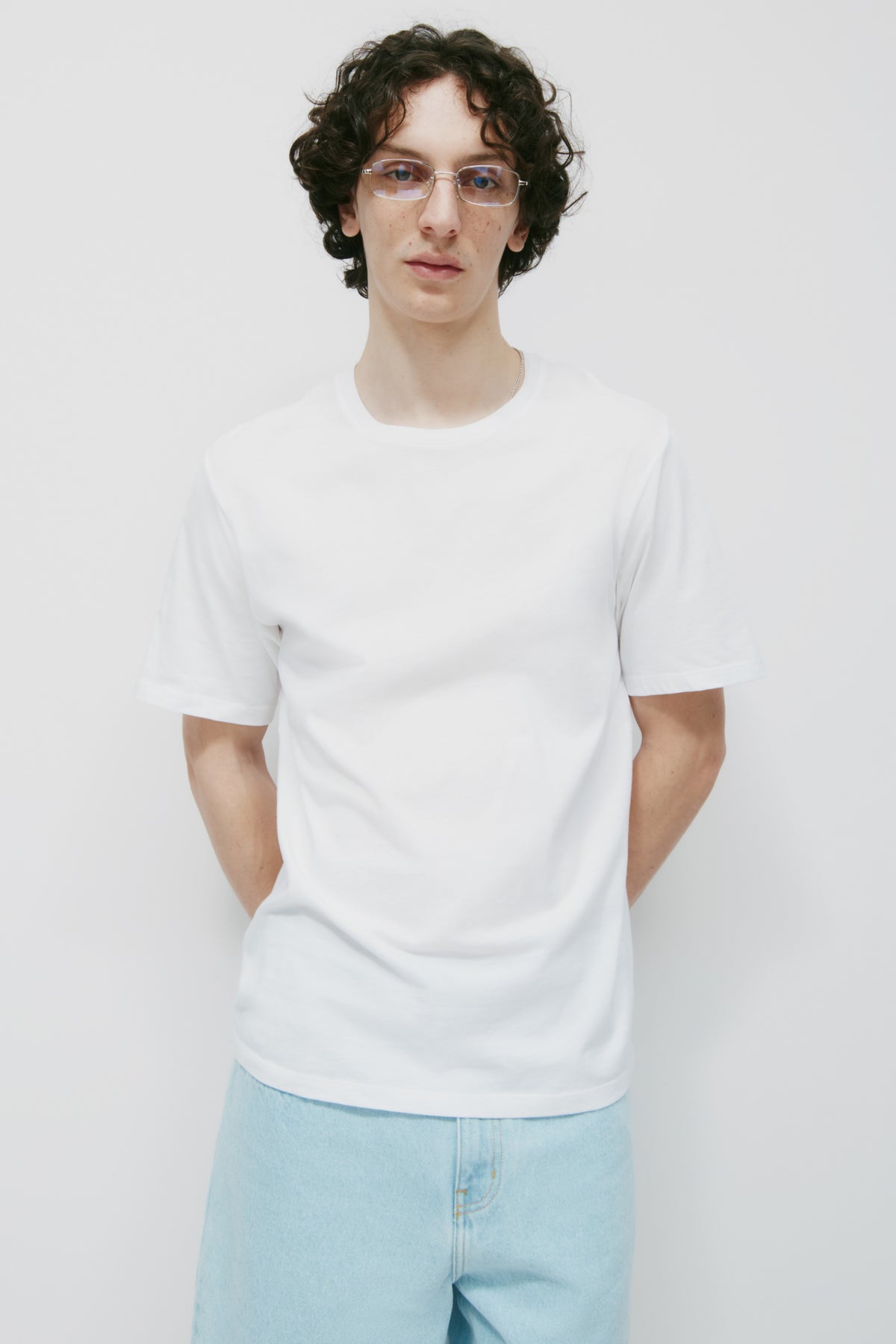 Hommes Essential Crew en blanc