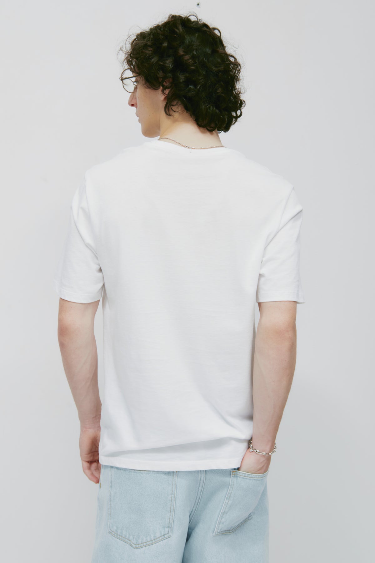 Hommes Essential Crew en blanc