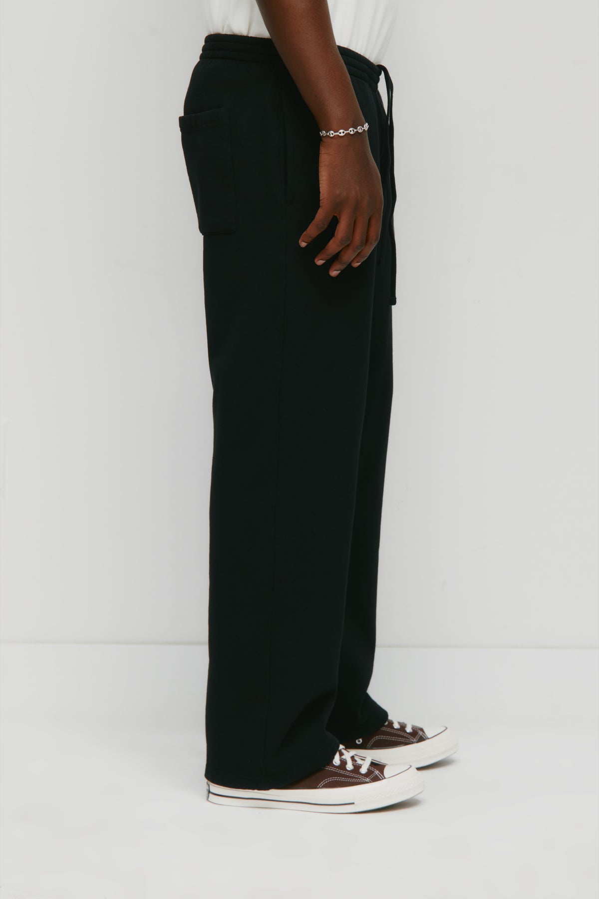 Men's Essential Straight Sweatpant in Black