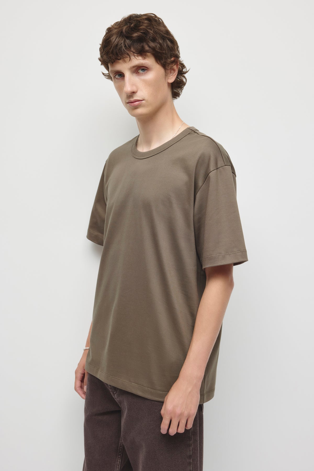 Men's Heavyweight Crew in Truffle