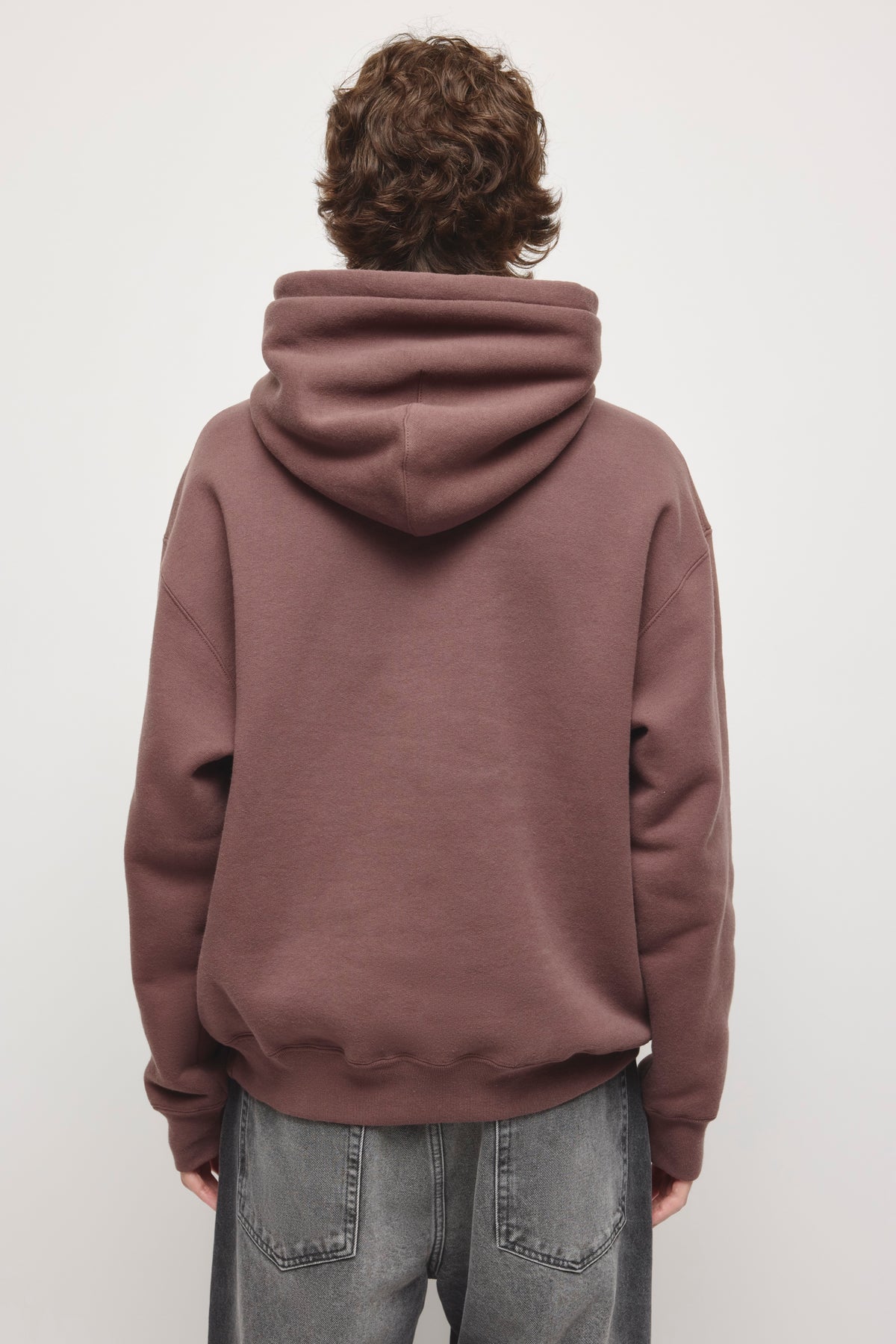 Sweat à capuche épais pour homme en graine de café