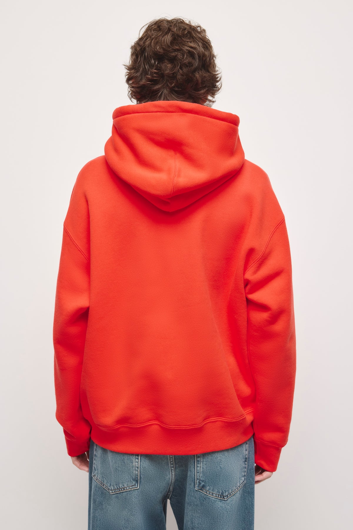 Men's Heavyweight Hoodie in Fiery Red