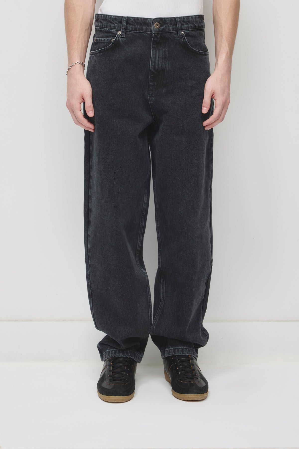 Men's Masa Denim in Washed Black