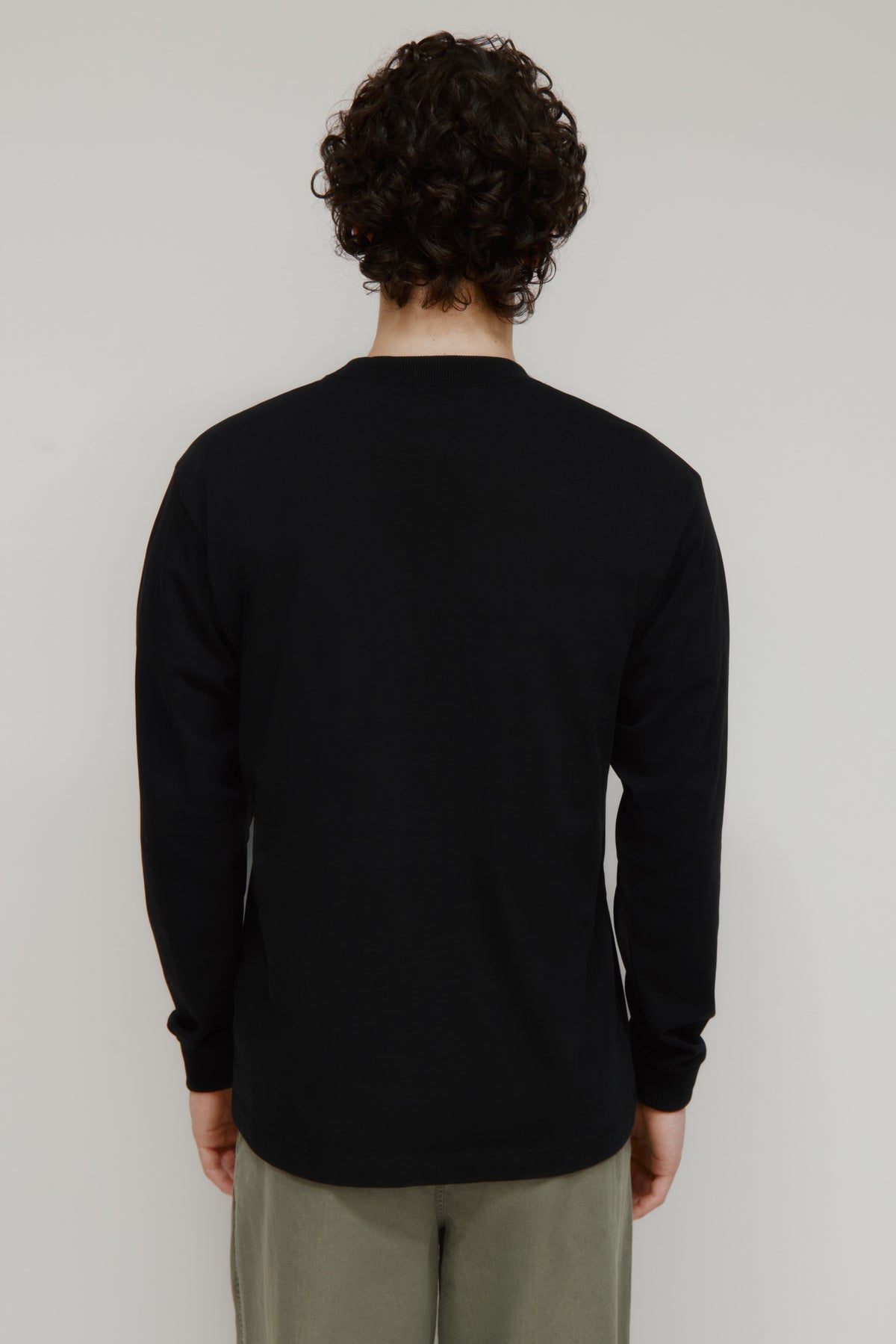 Men's Midweight Longsleeve in Black