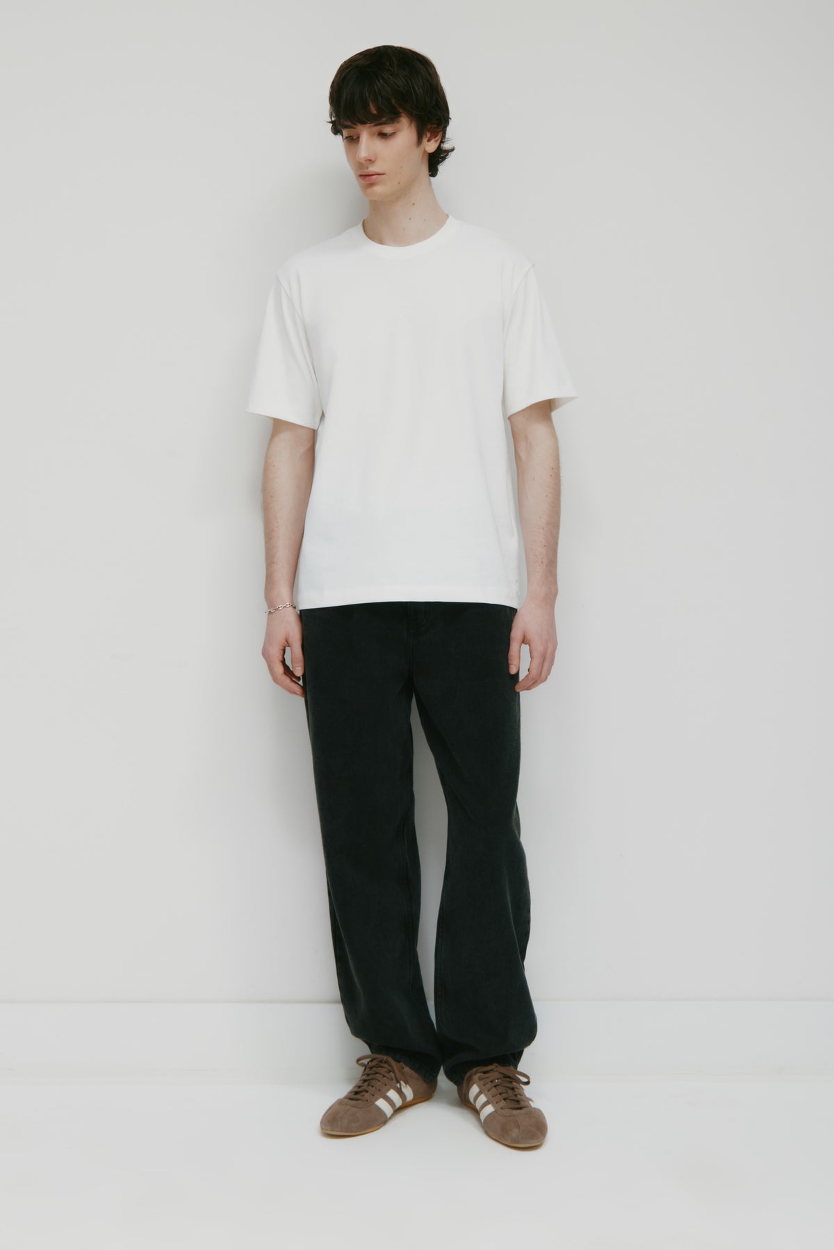 Men's Midweight Crew in White