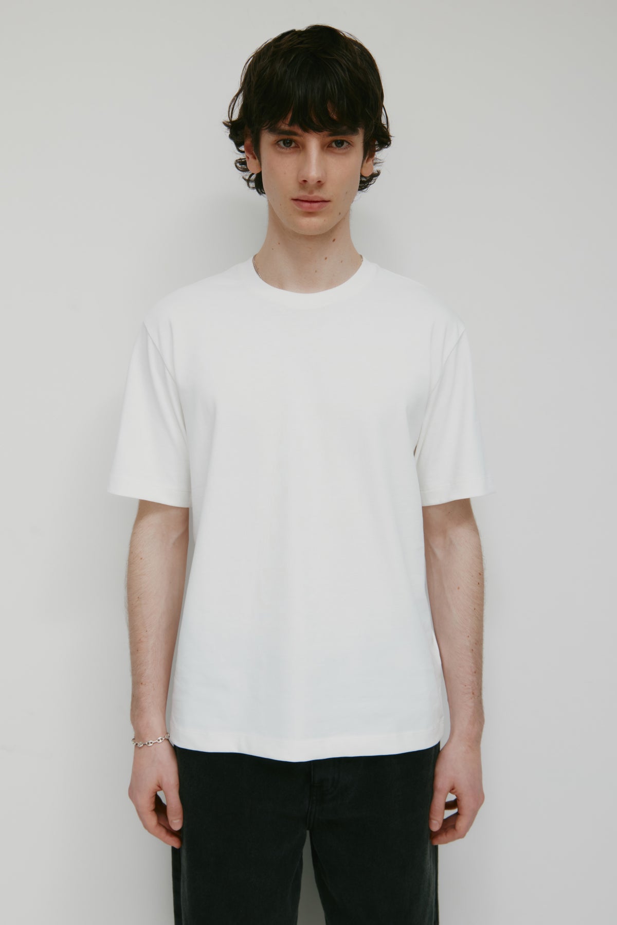 Men's Midweight Crew in White