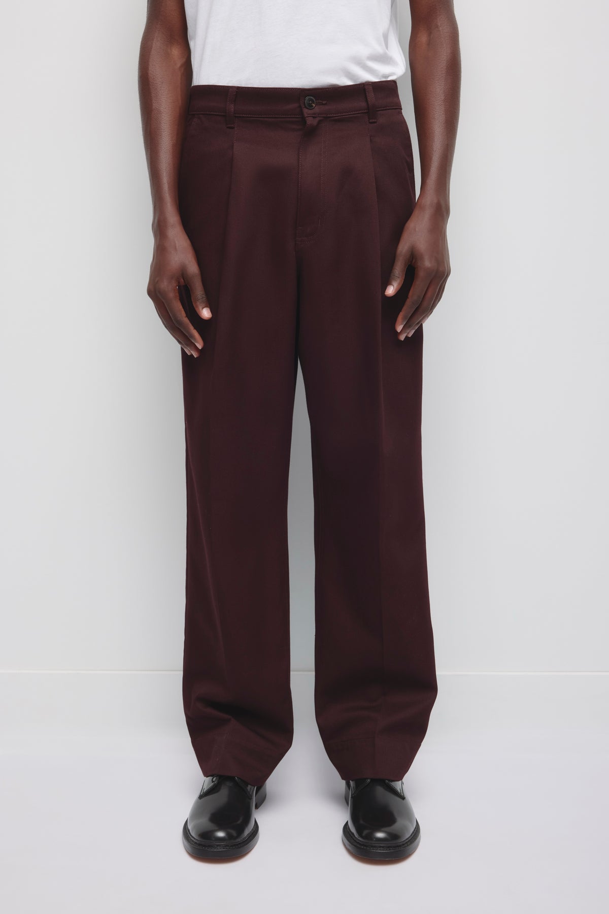 Pantalon Nilus Homme en prune chocolat