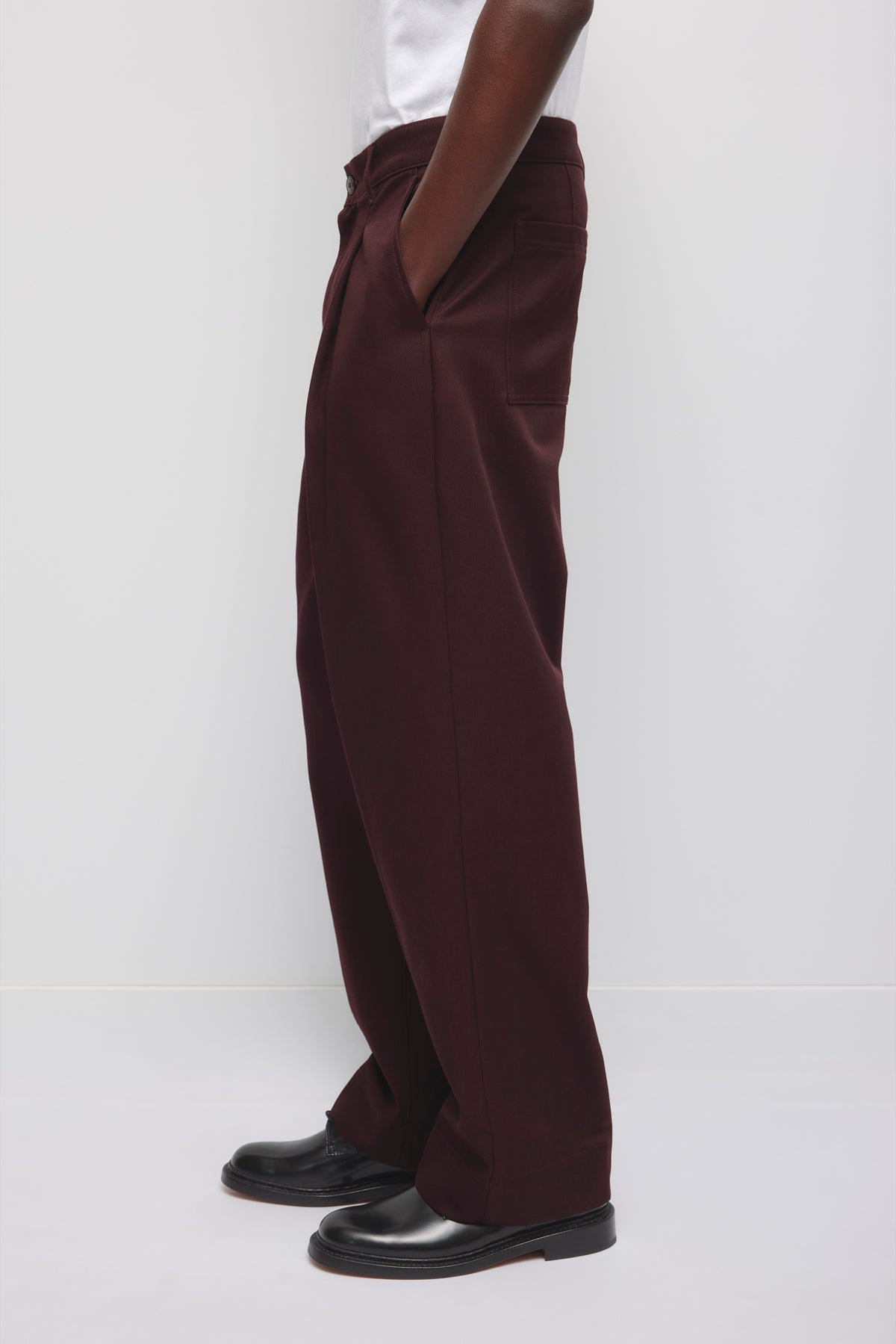 Pantalon Nilus Homme en prune chocolat