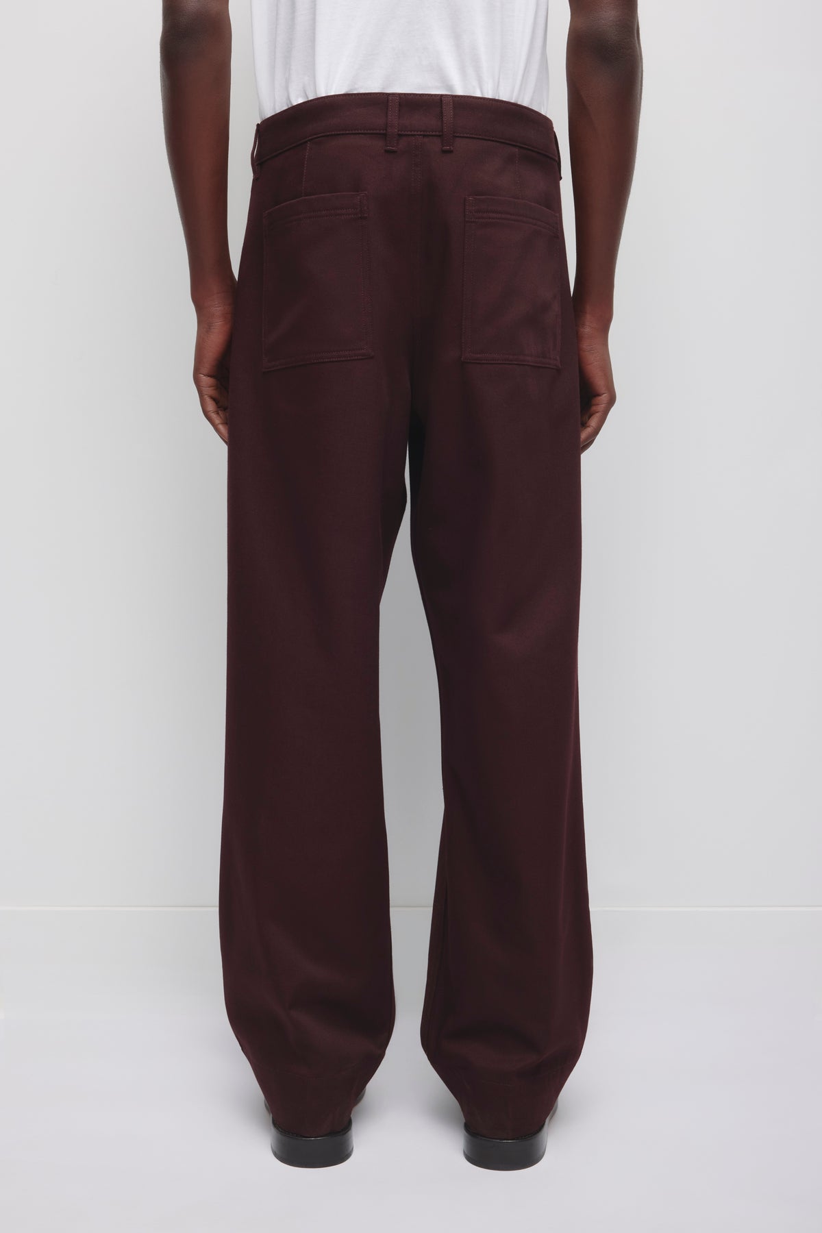Pantalon Nilus Homme en prune chocolat