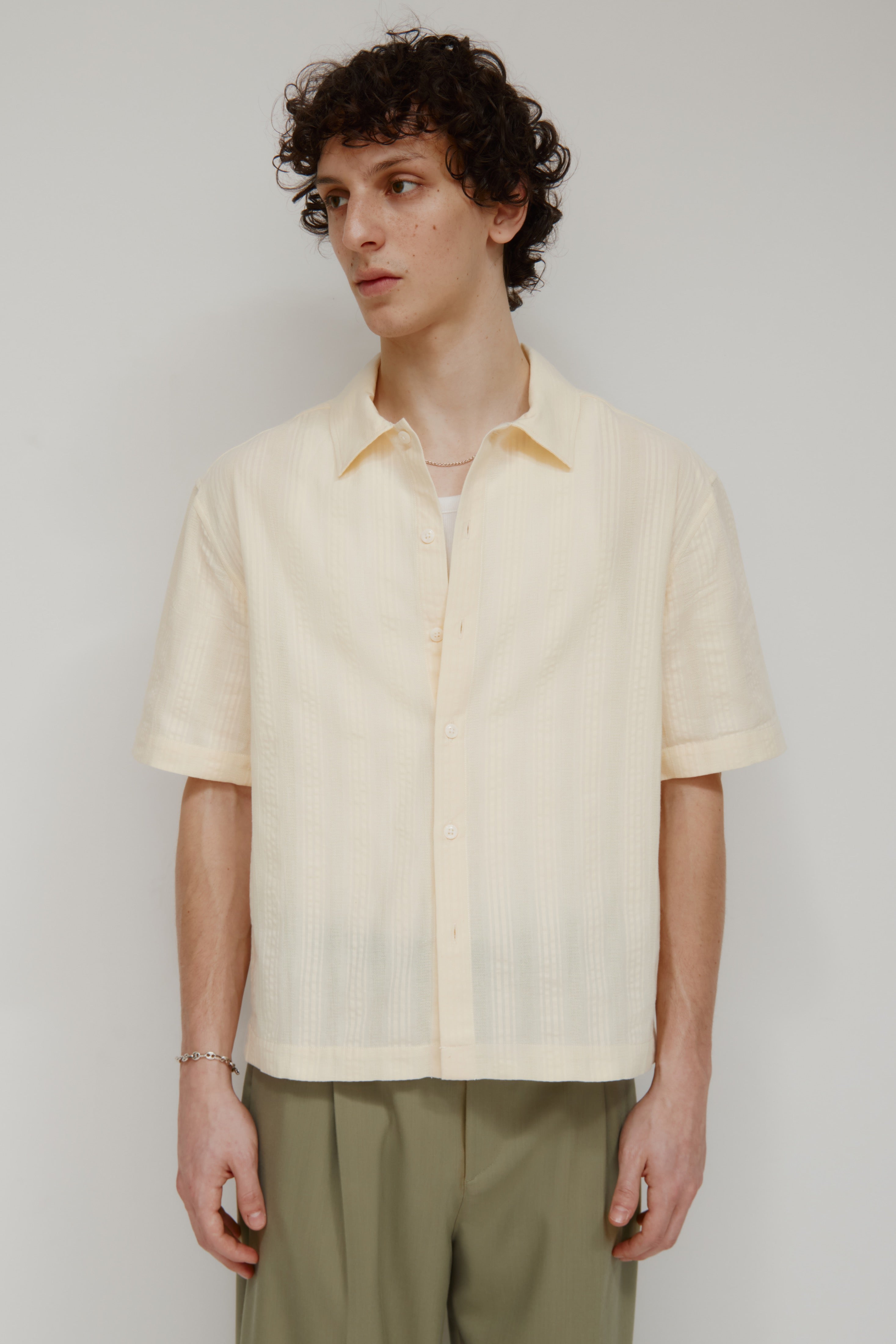 Chemise Sadeem pour homme en naturel