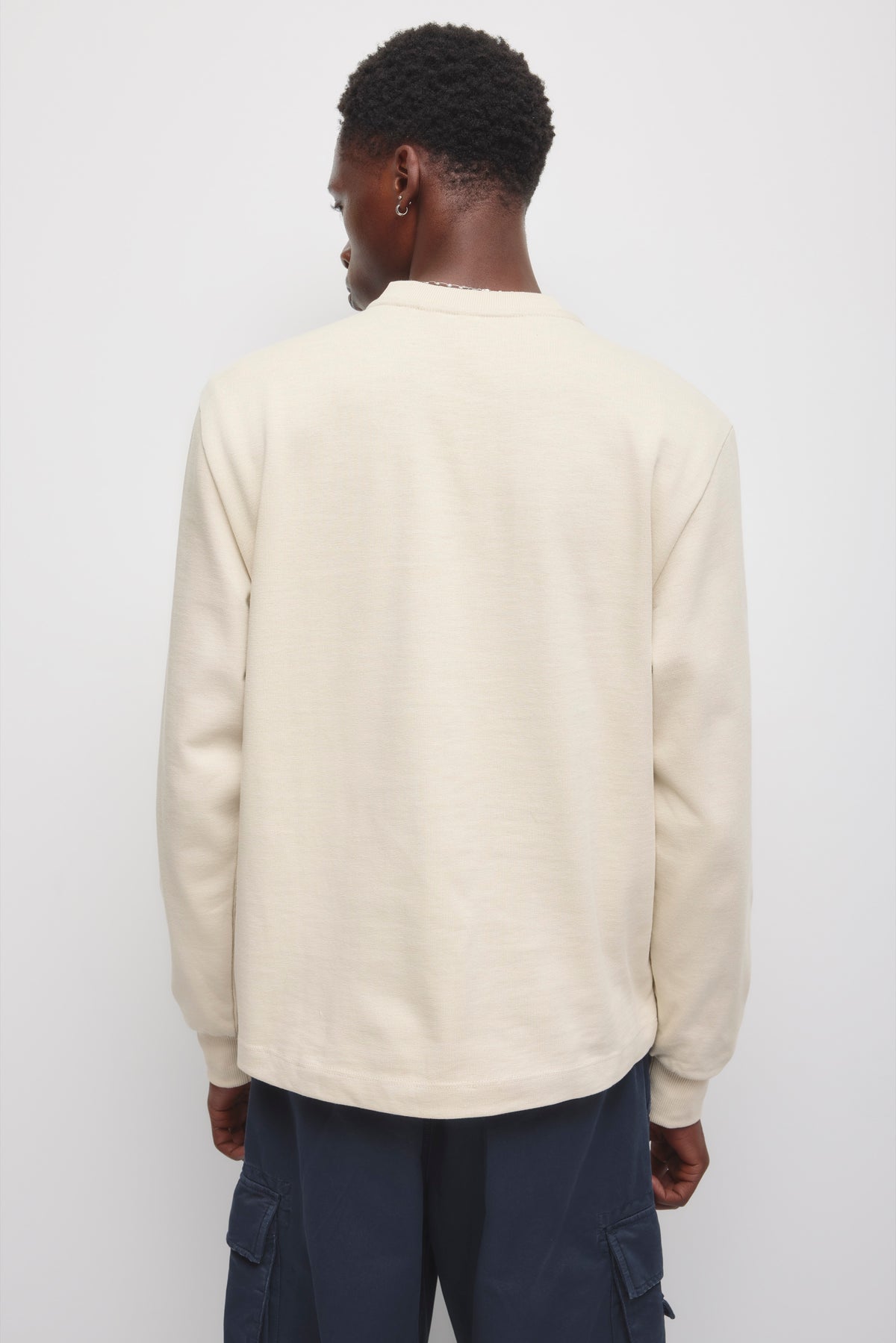 Henley Slub pour homme en bouleau