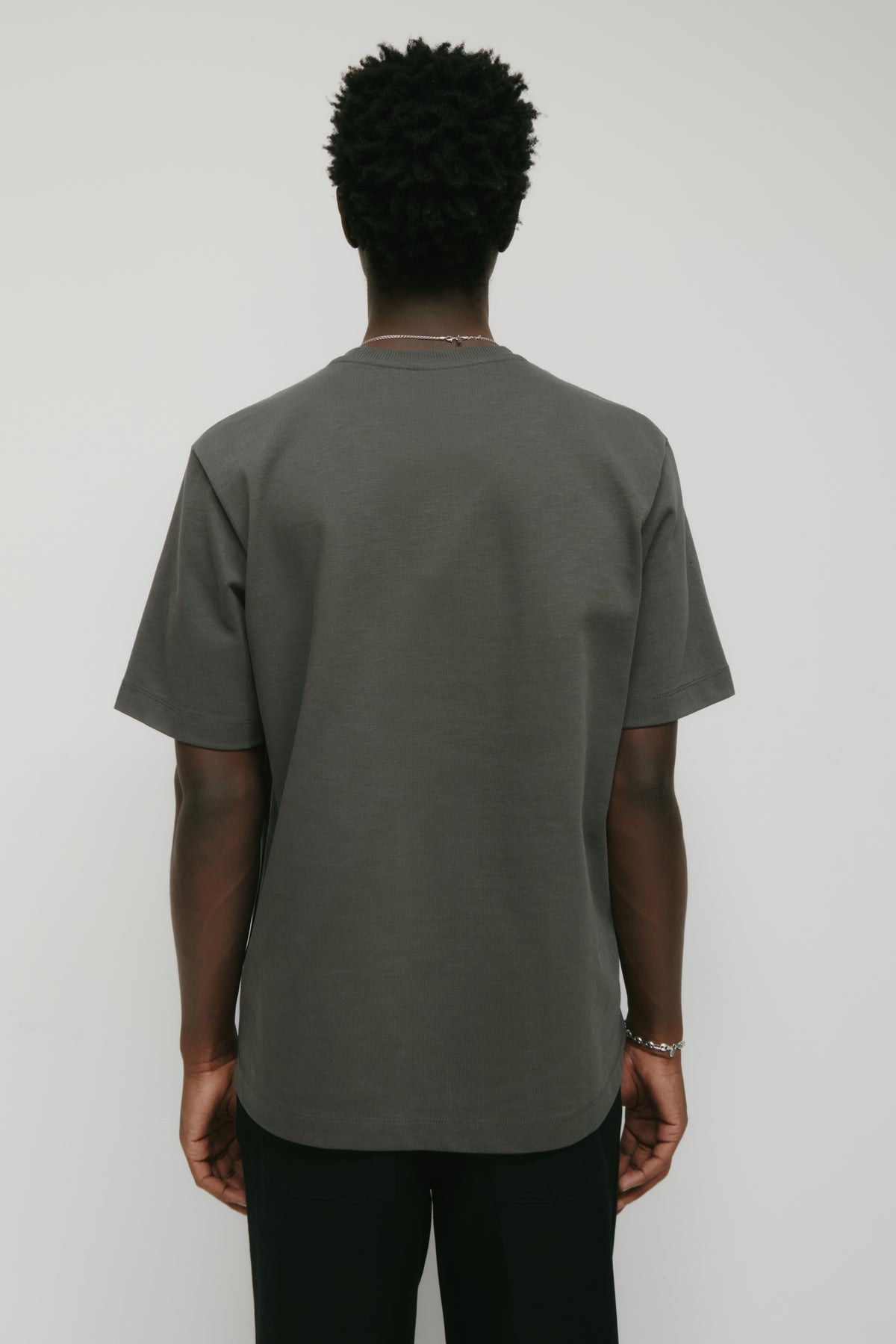 Men's Slub Pocket Tee in Beluga