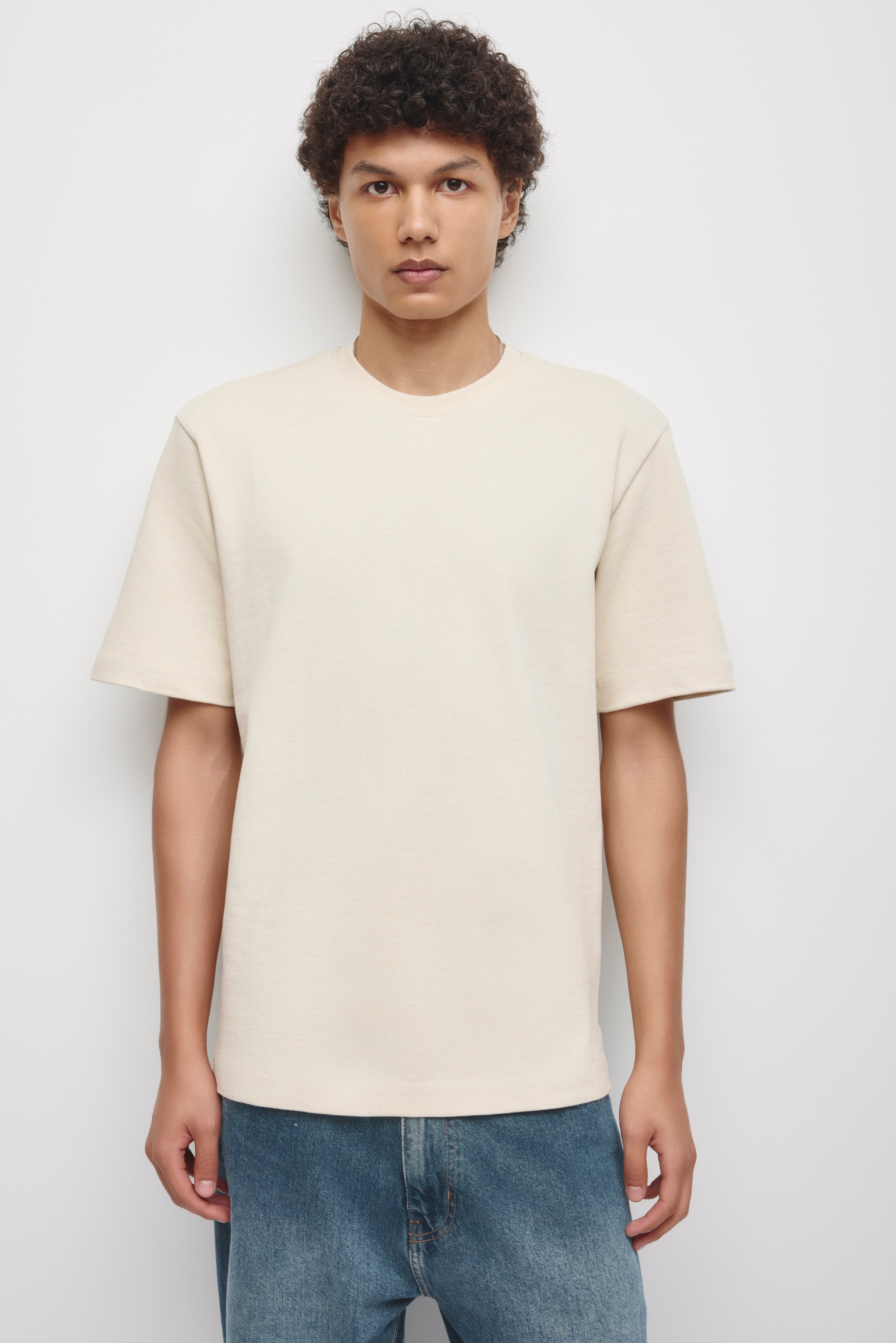 T-shirt Slub pour homme en bouleau