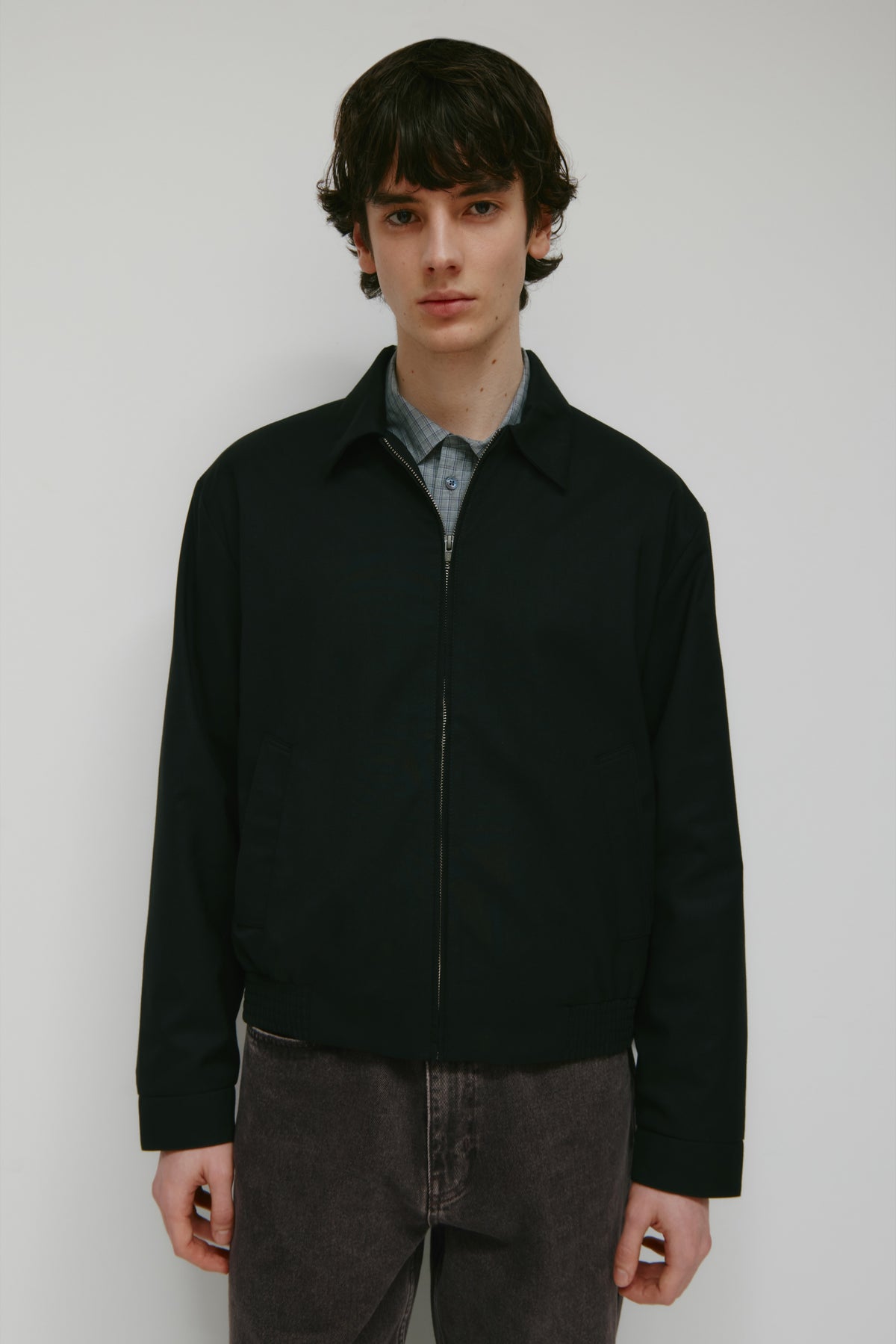 Men's Taym Postal Jacket in Black