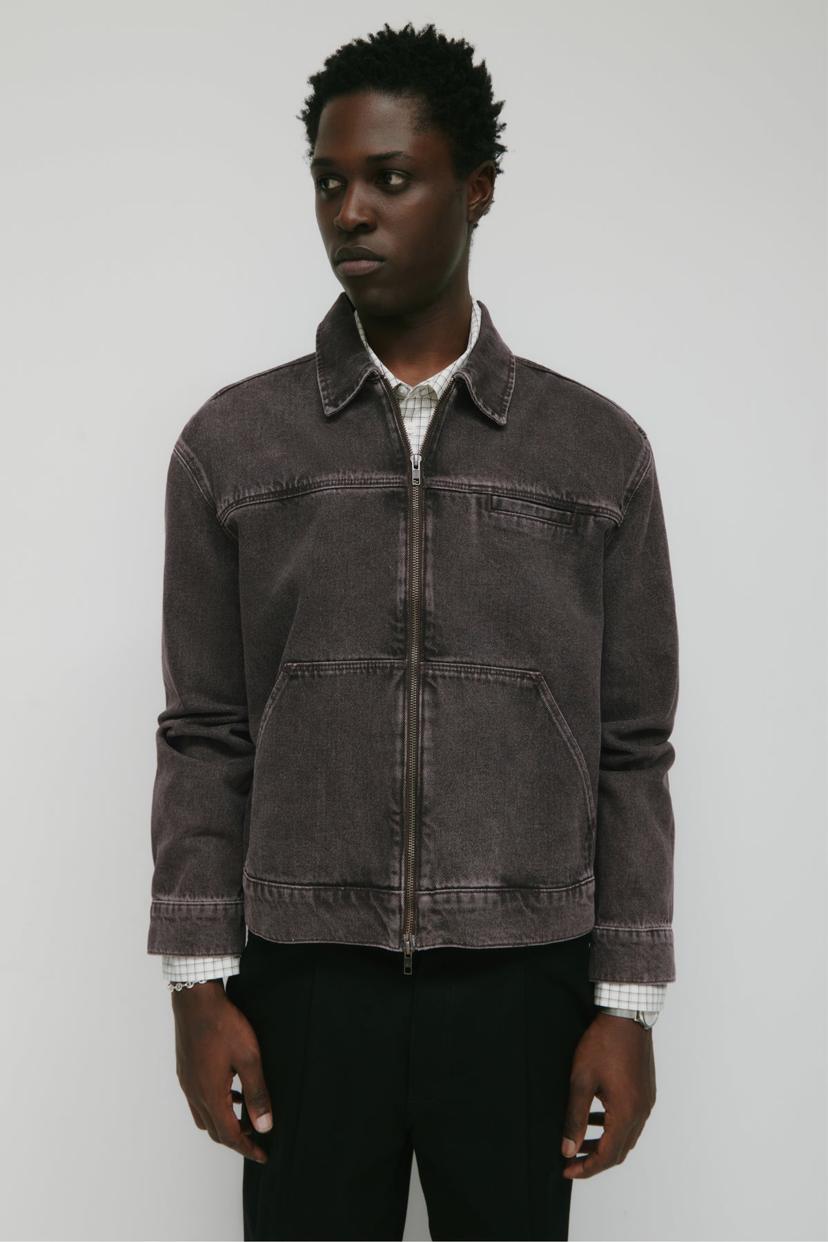 Men's Tura Jacket in Brown Wash