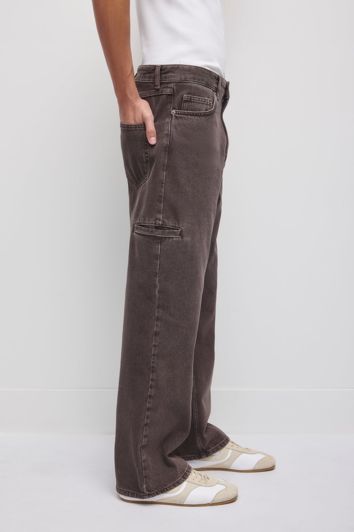 Men's Wadi Denim in Brown Wash