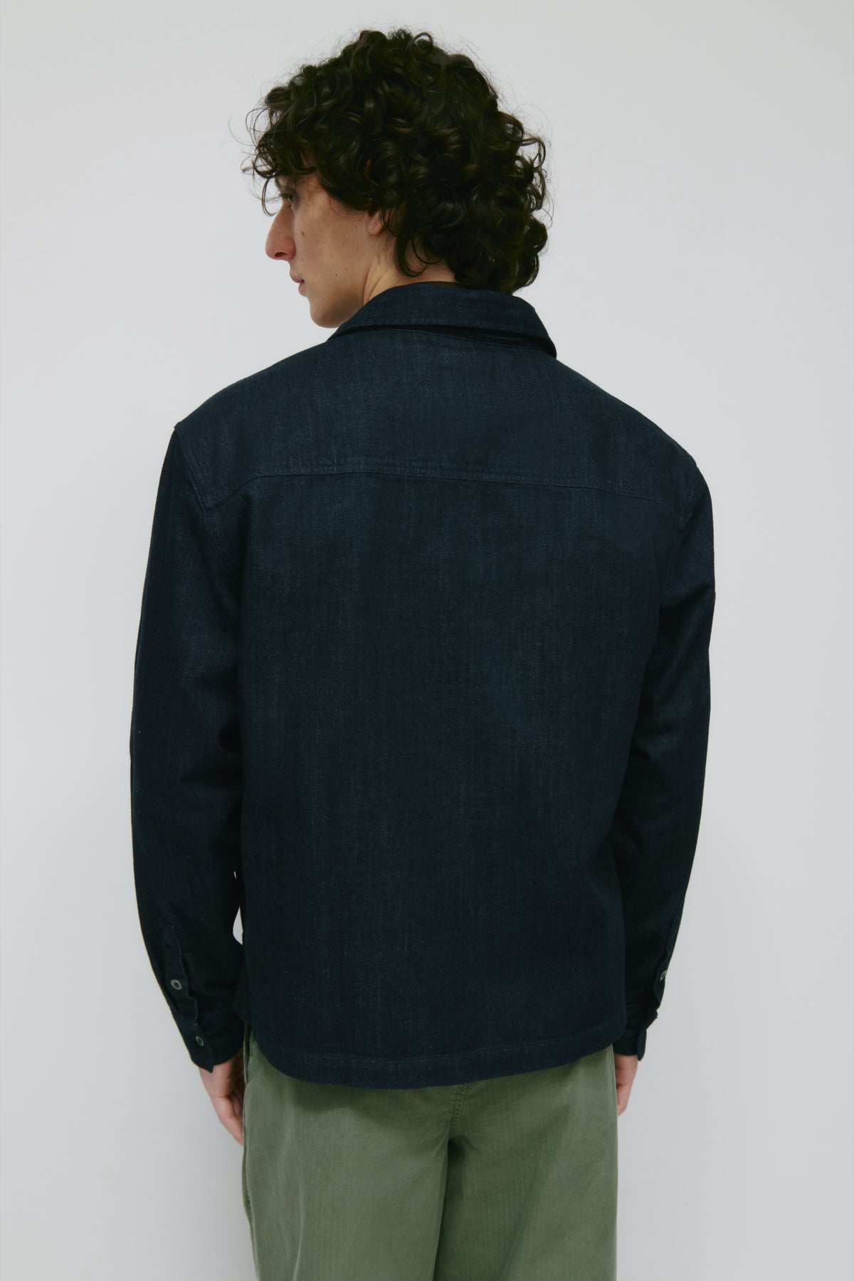 Chemise à fermeture éclair Yafi pour homme en rincez
