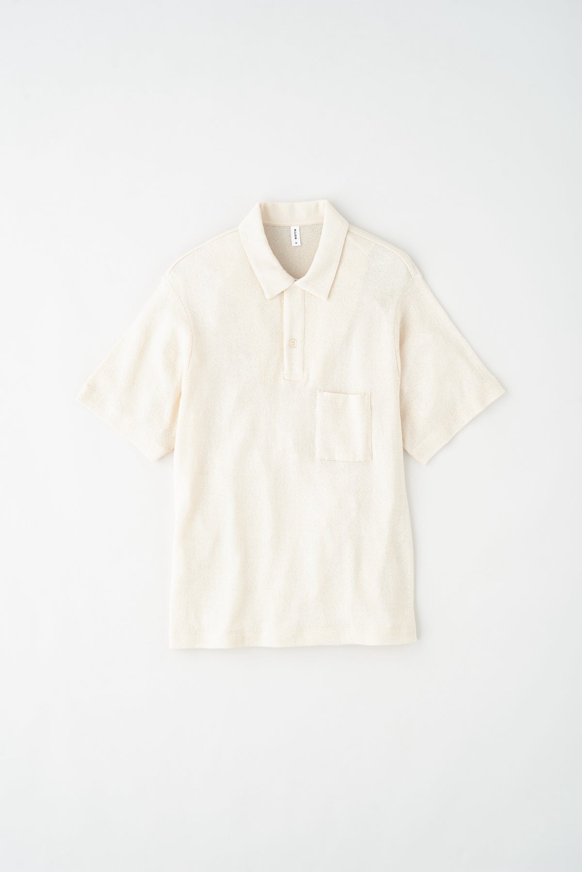 Luxor Jersey Polo in Natural