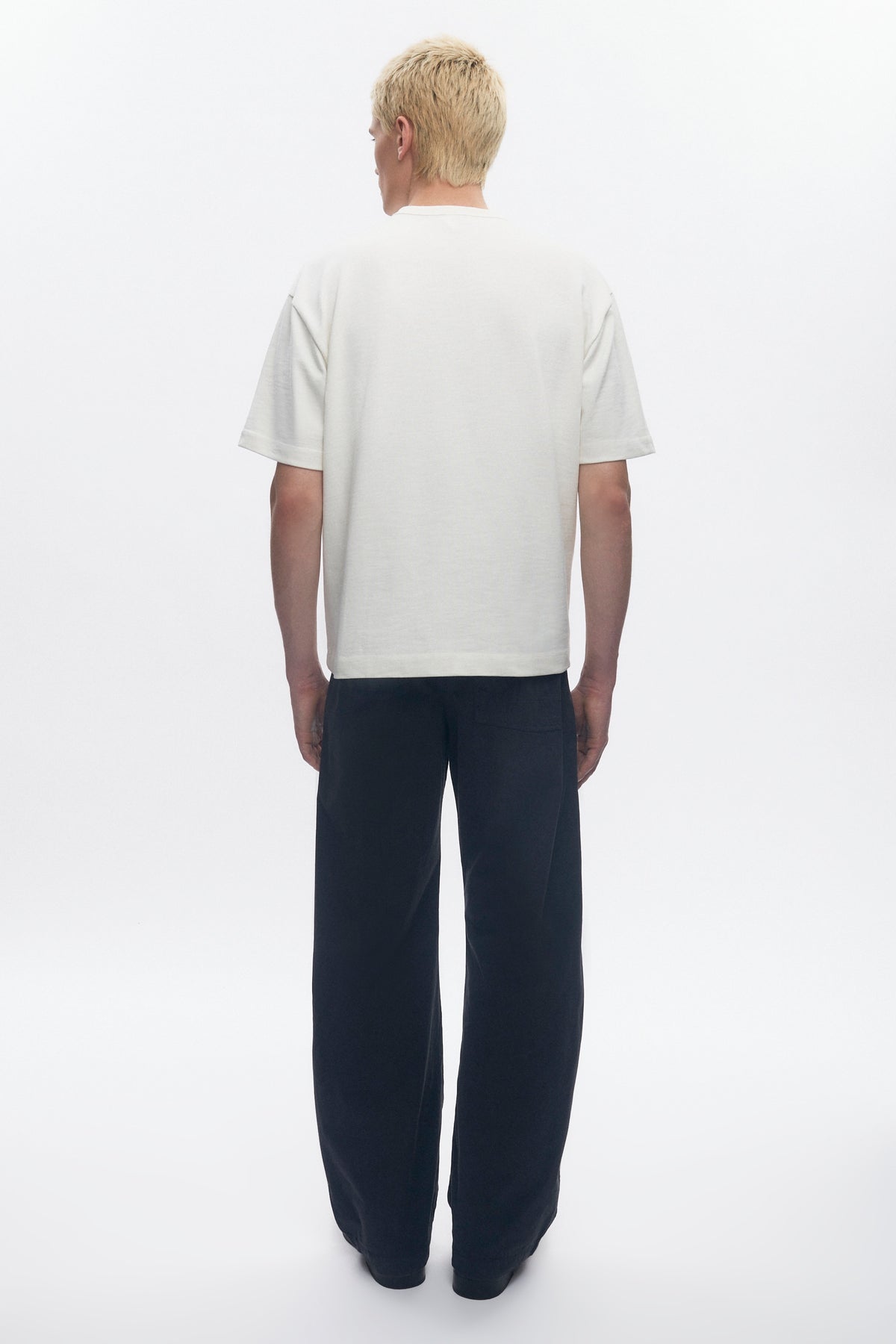 T-shirt Box Slub pour homme en guimauve