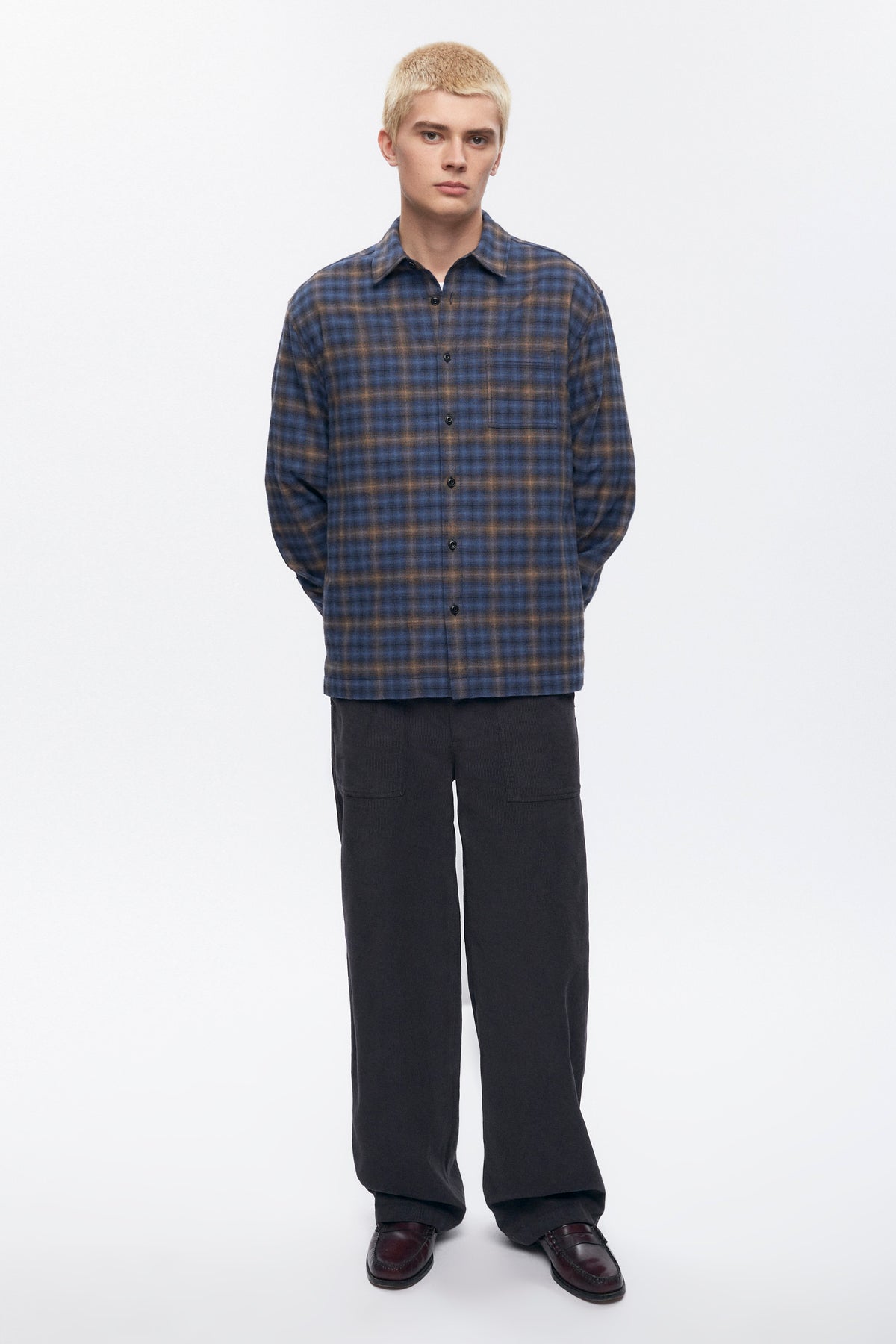Men's Cord Work Pant in Black