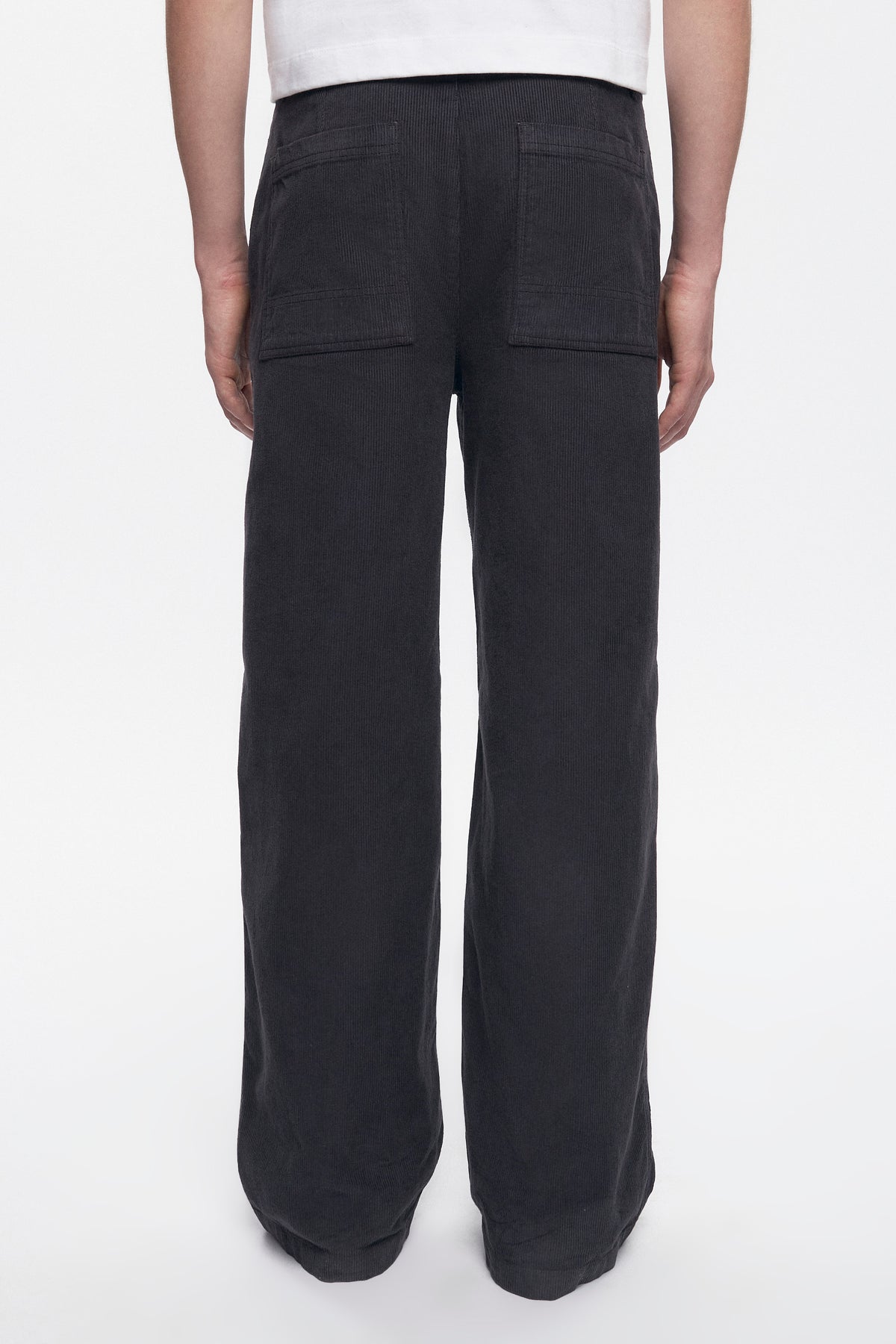 Men's Cord Work Pant in Black