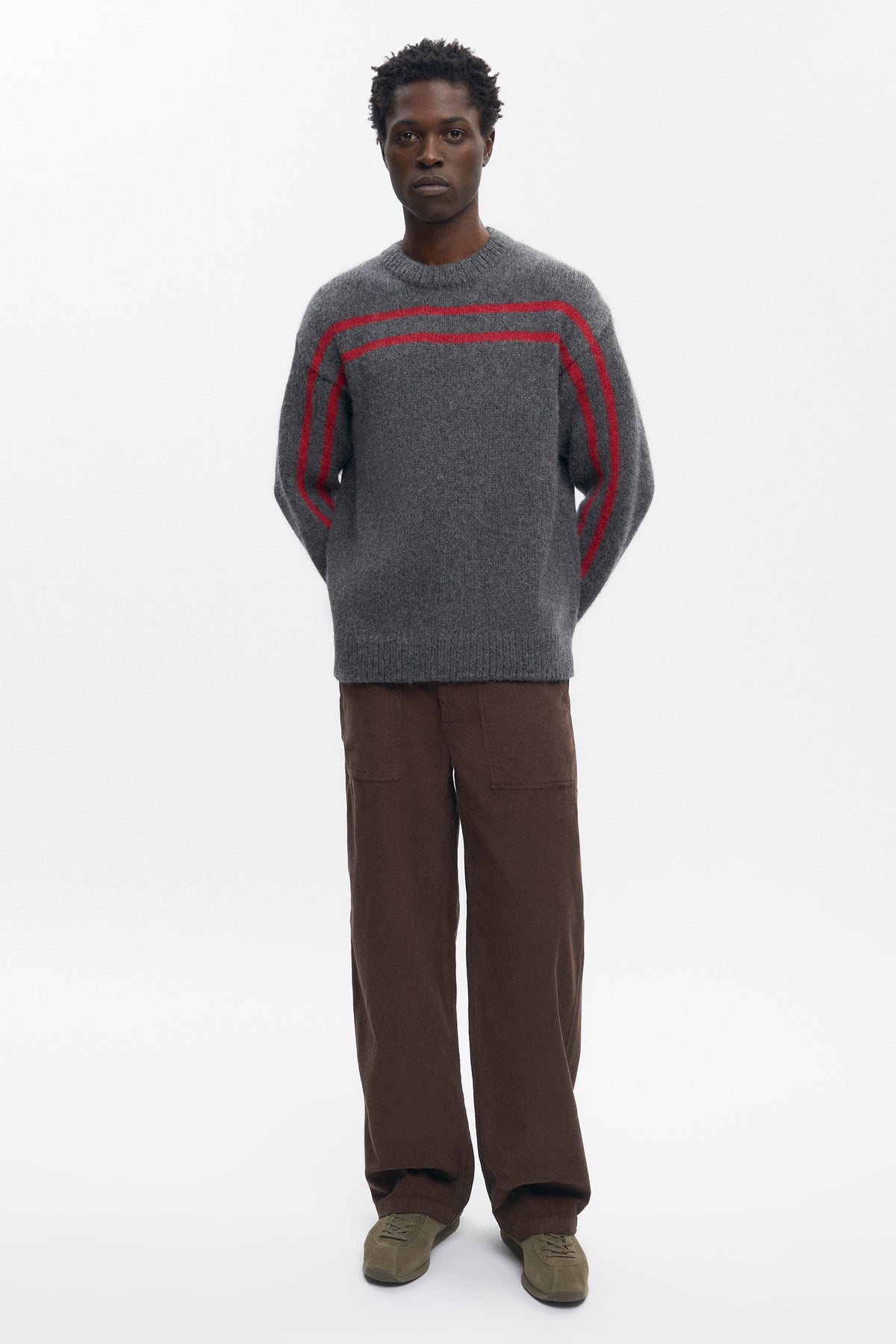 Men's Cord Work Pant in Coffee Bean