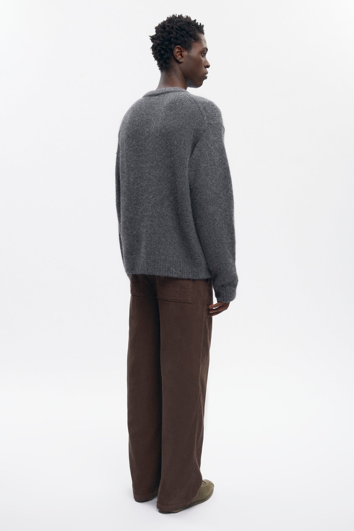 Men's Cord Work Pant in Coffee Bean