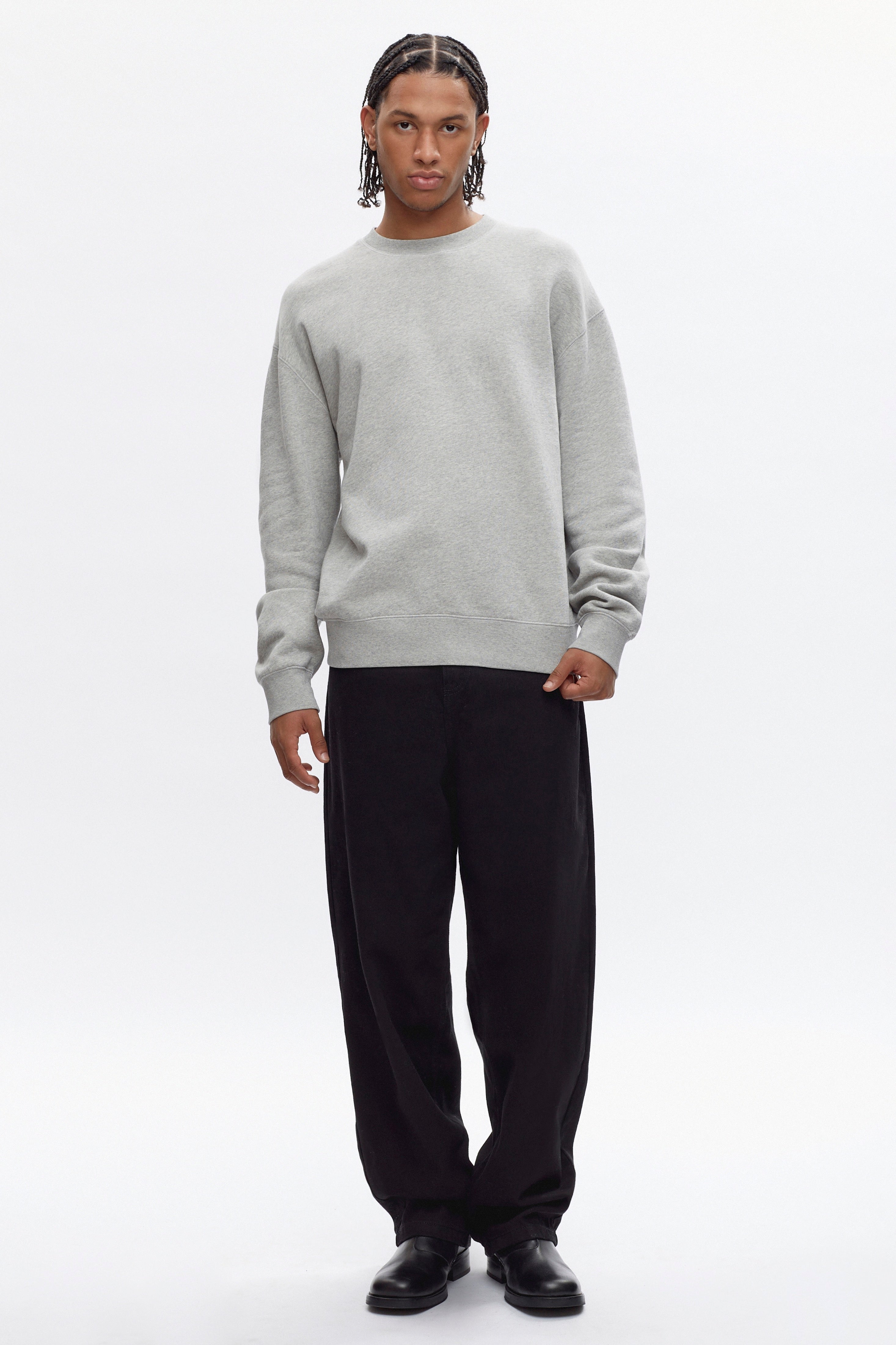 Coton ouaté Essential en gris chiné