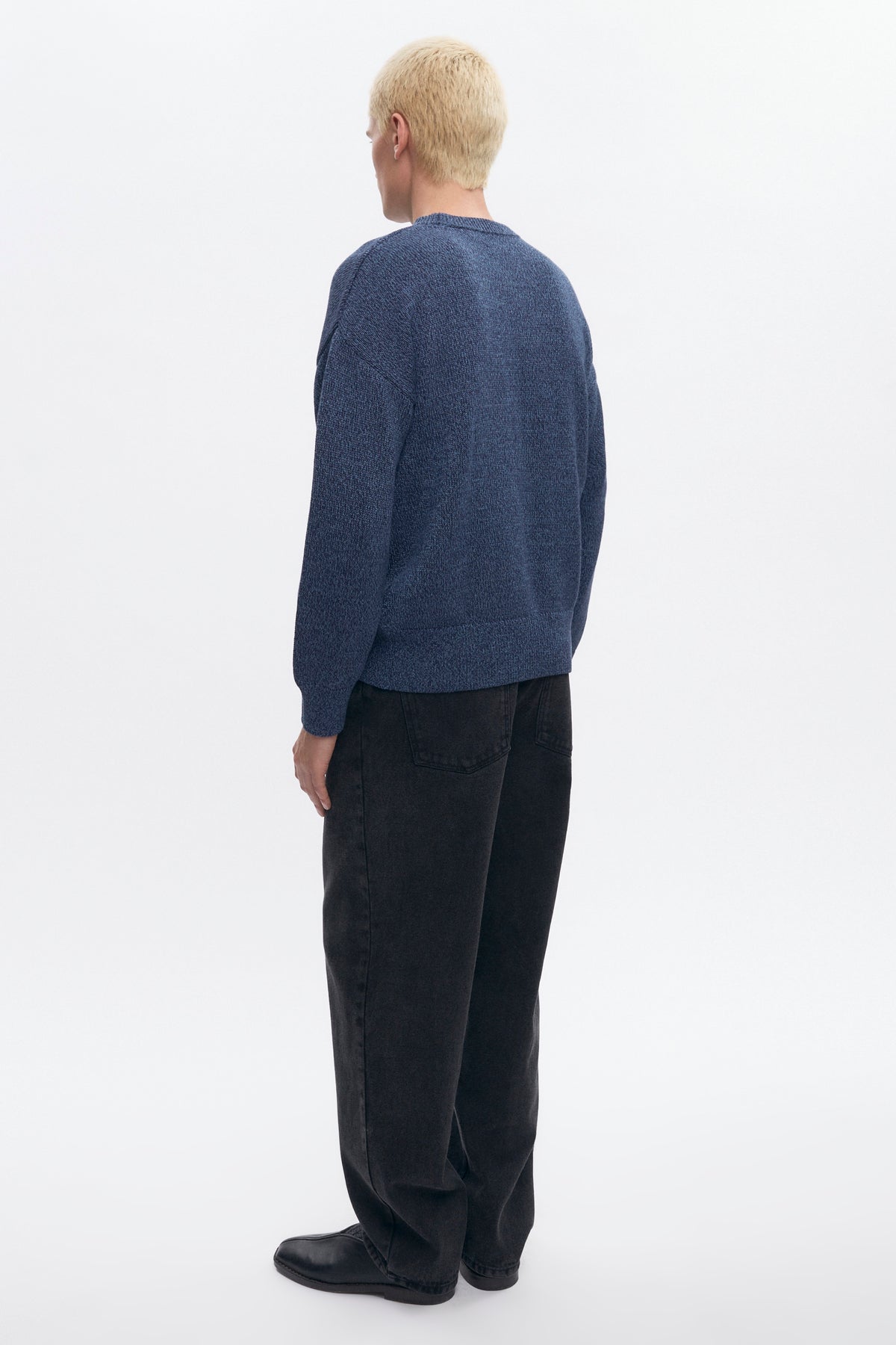 Chandail Hamatah pour homme en bleu chiné