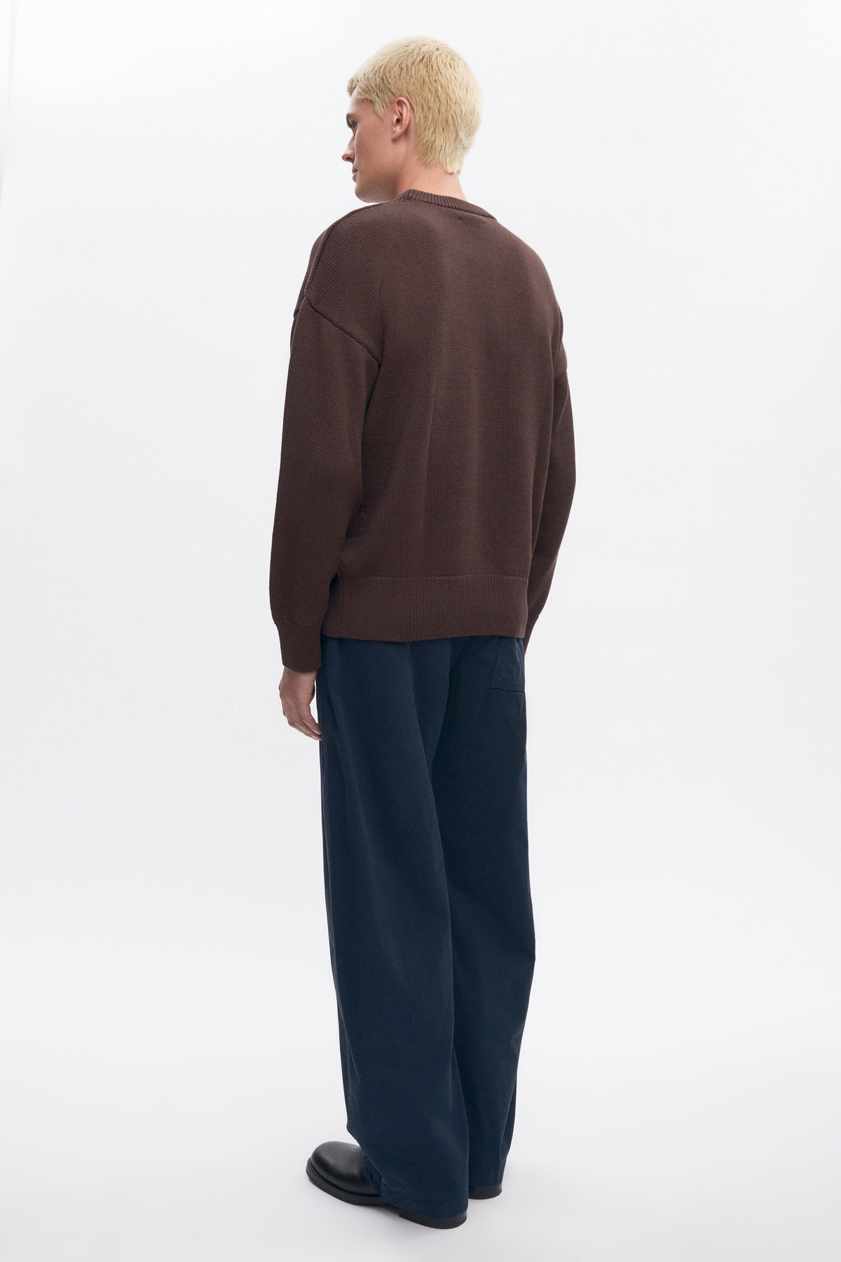 Men's Hamatah Sweater in Coffee Bean