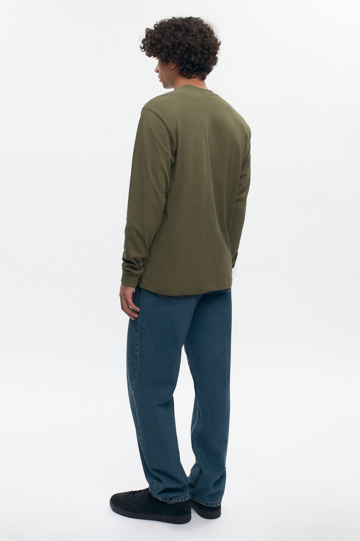Men's Midweight Longsleeve in Olive